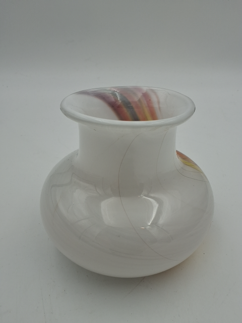 Holmegaard spraglet vase