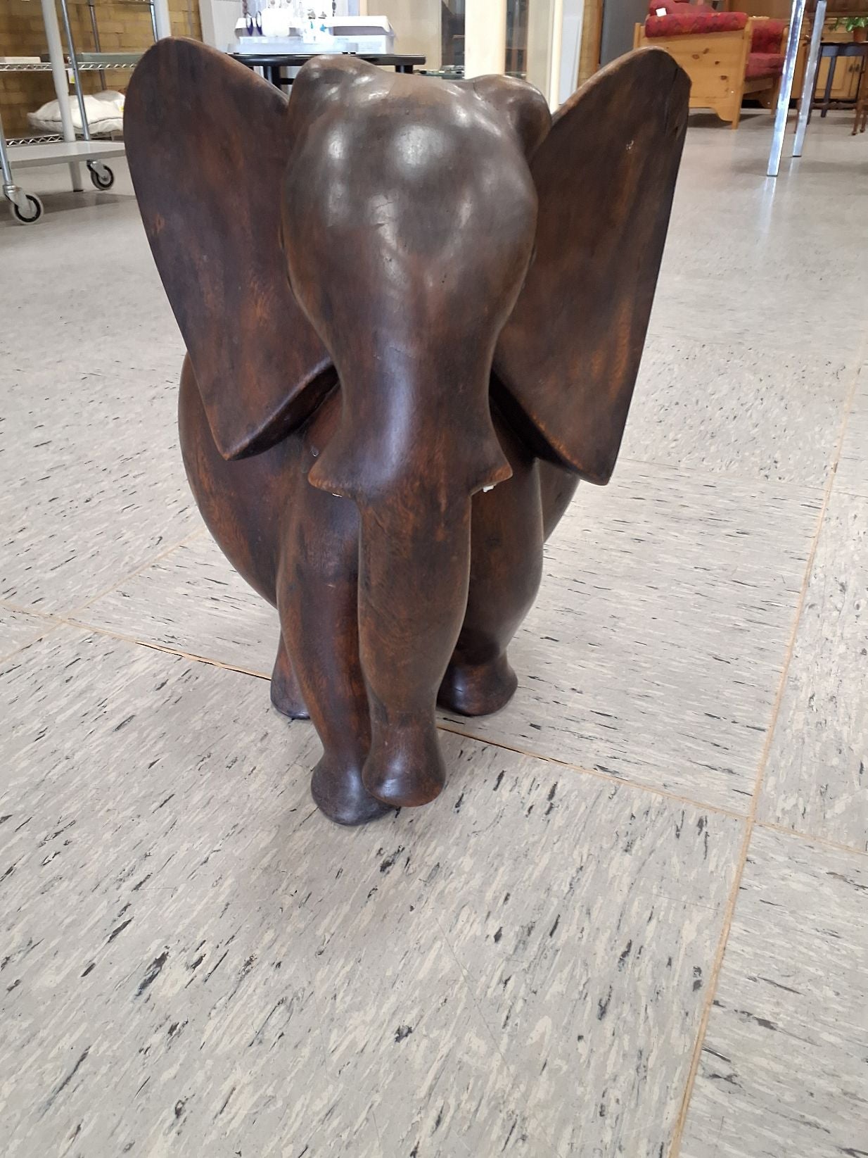 Stor træ elefant massiv
