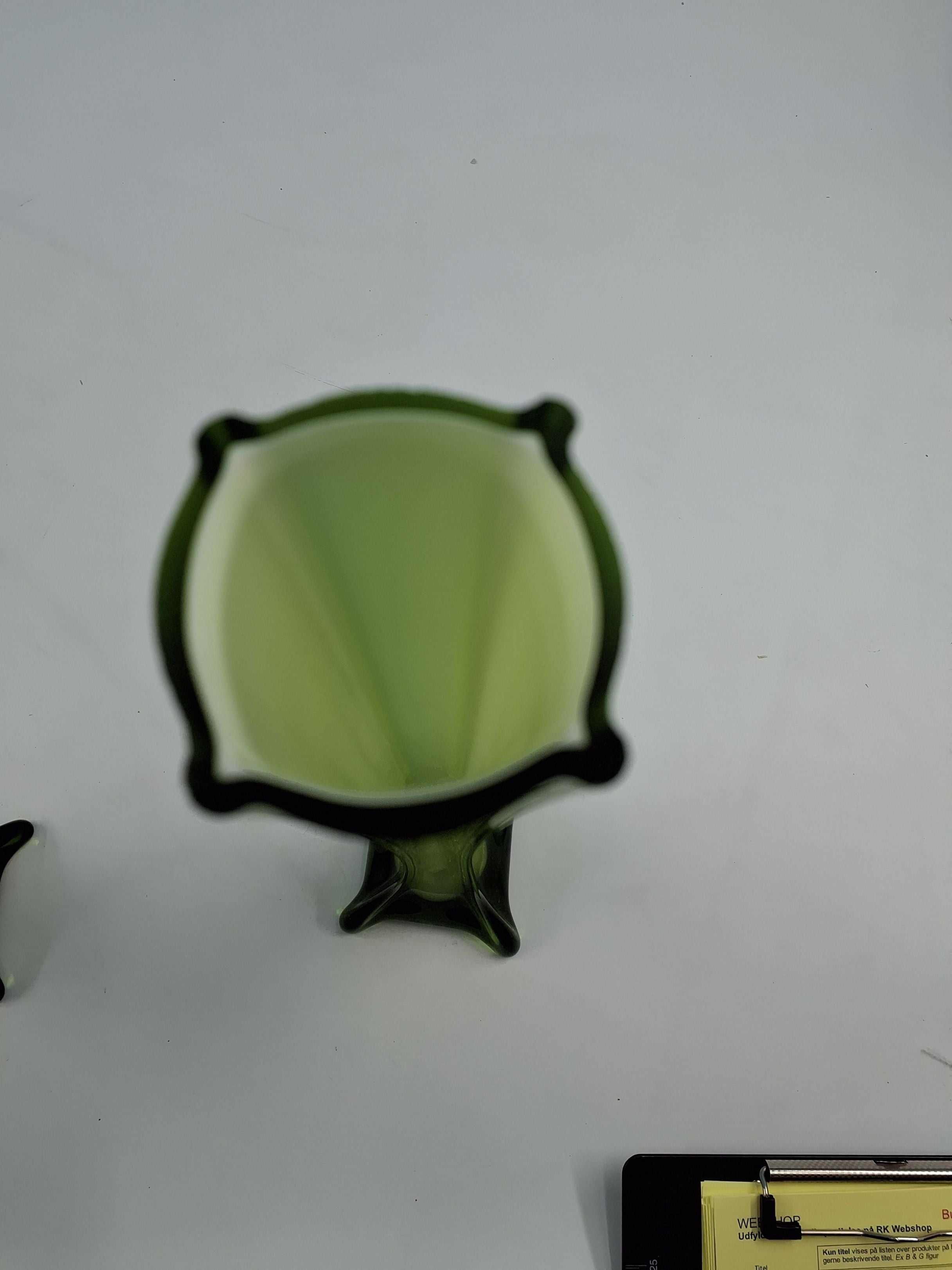 Vase, limegrøn