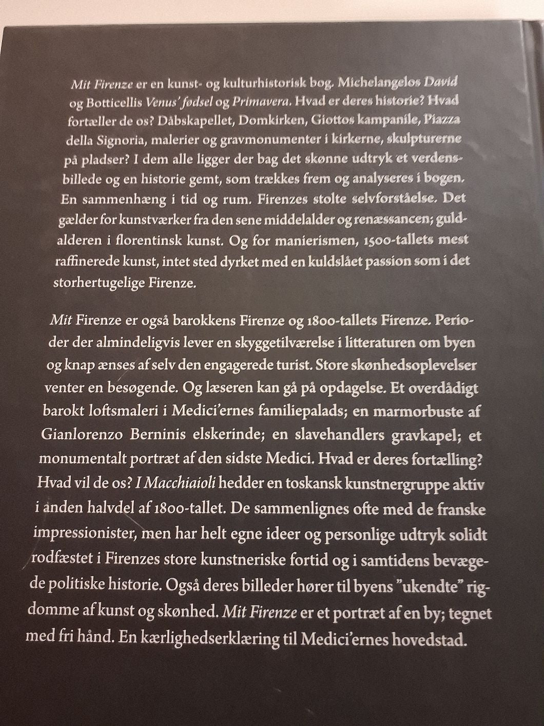 Mit Firenze. Byhistorie og billedkunst