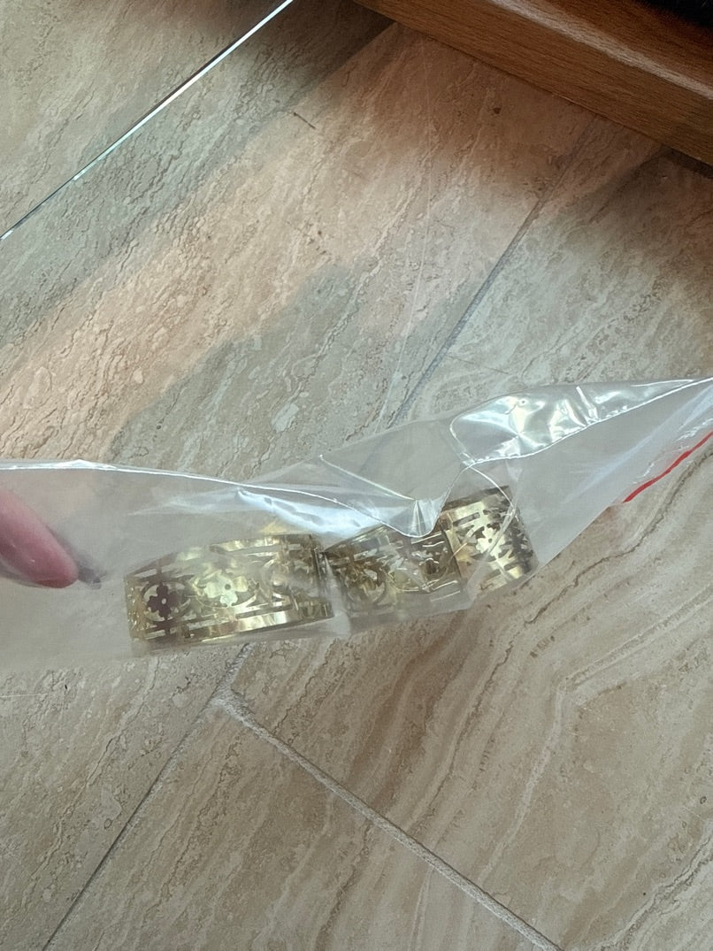 Servietholder i guld