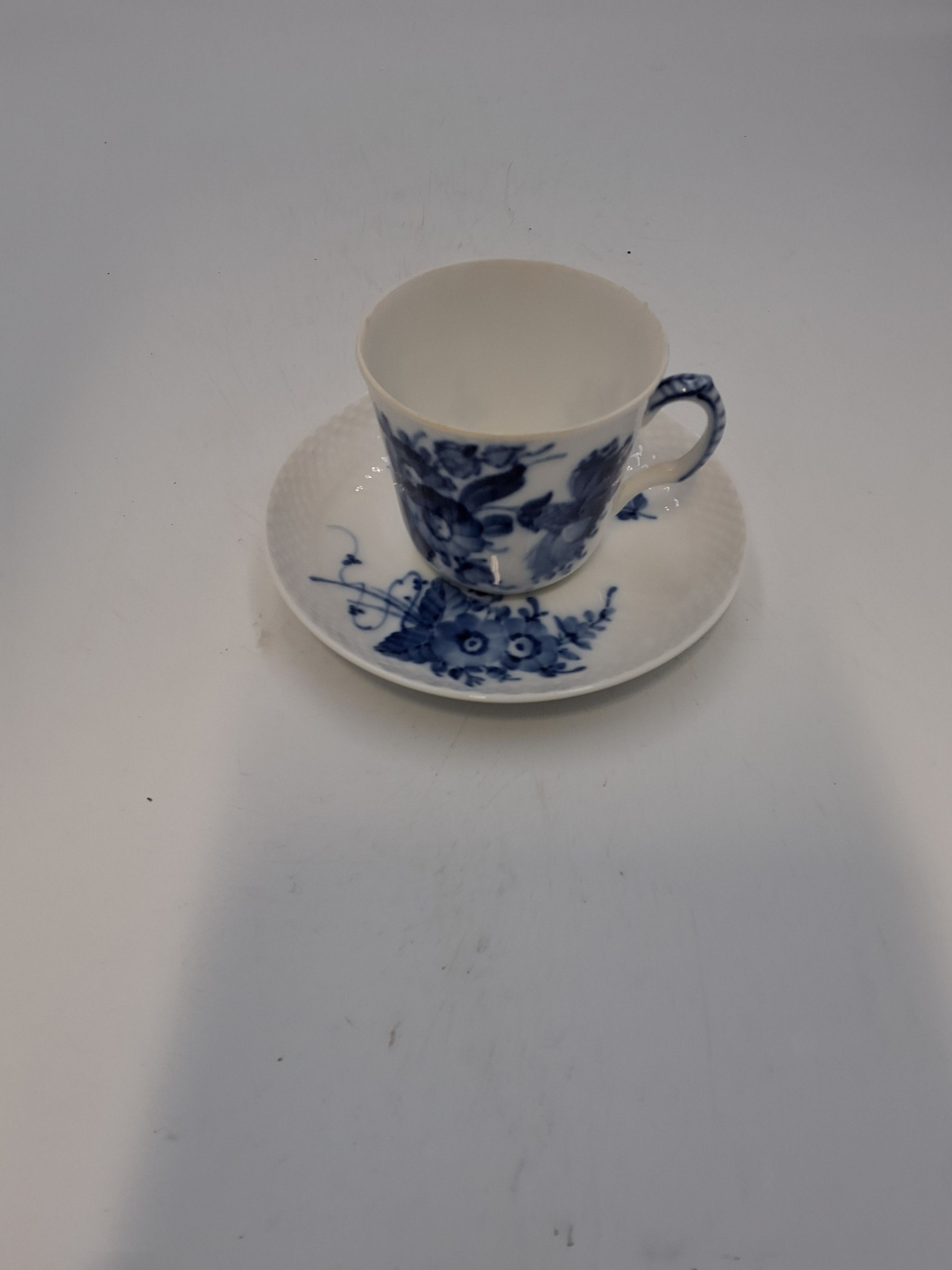 Blå blomst - espresso kopper 12 stk,.