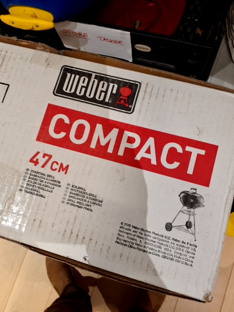 WEBER 47 cm Kuglegrill - Helt ny