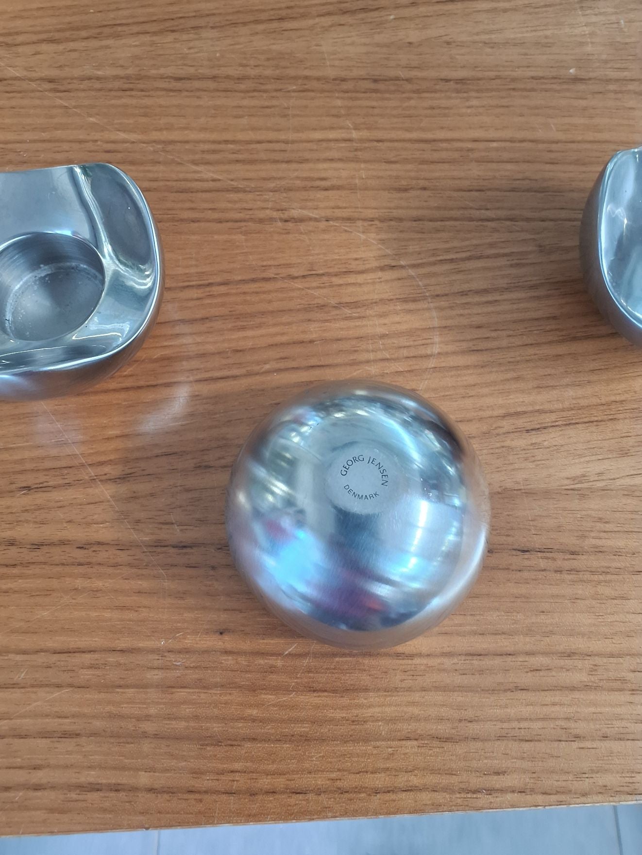 Sæt 3 Georg Jensen fyrfad