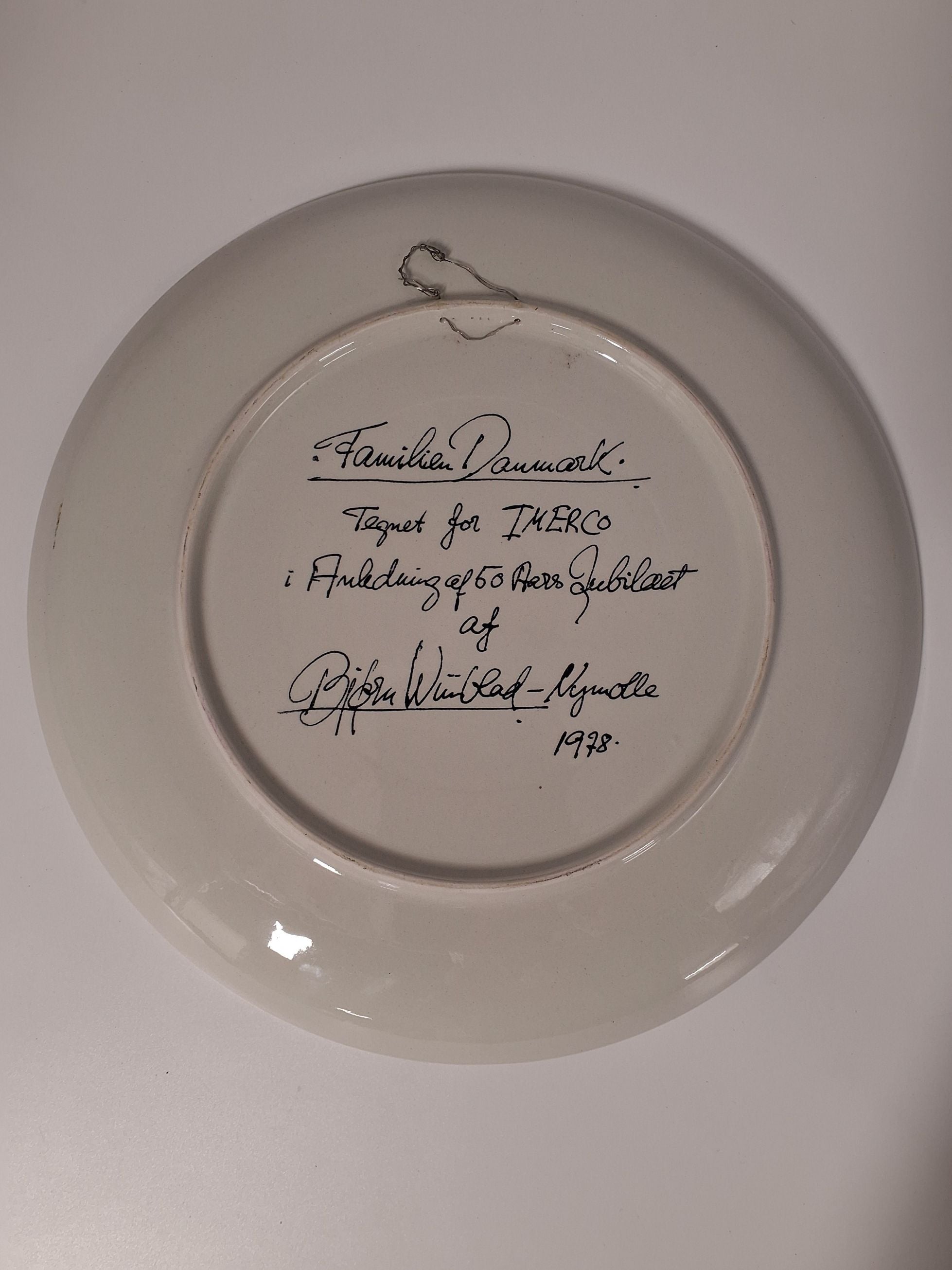 Wiinblad fad ø 35 cm Fam. Danmark