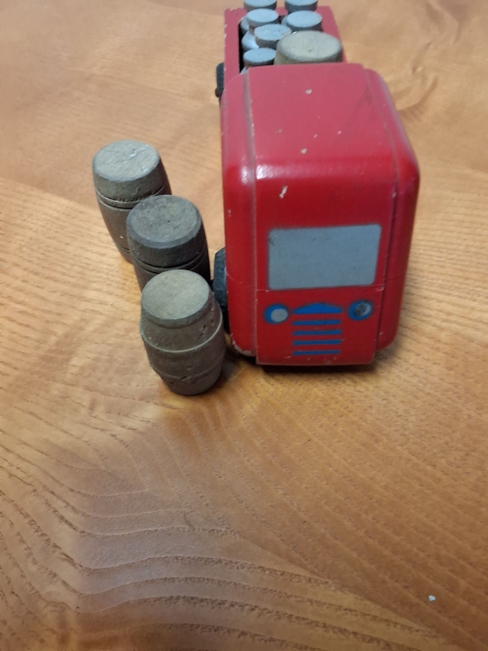 Vintage træbil