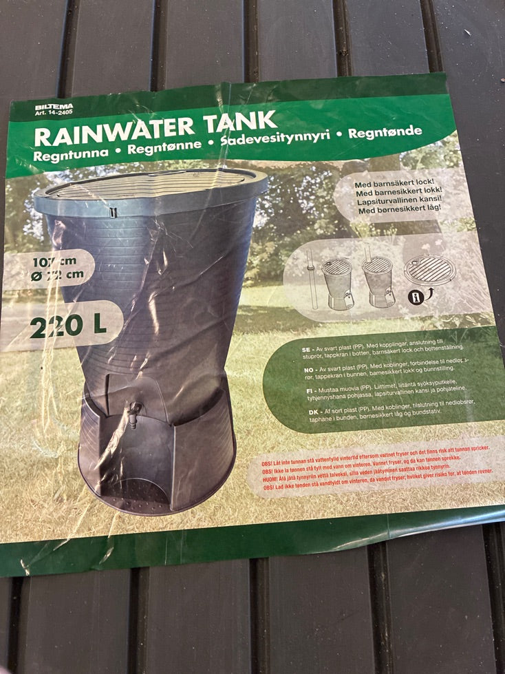 Regnvandstank 220 liter