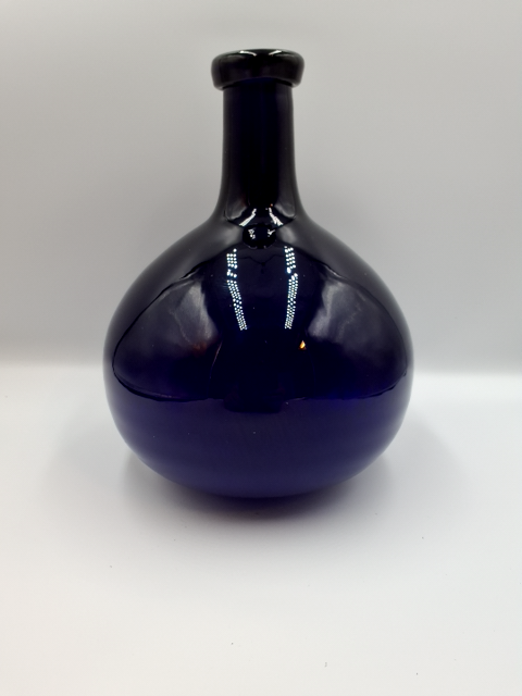 Flot blå karaffel/ vase