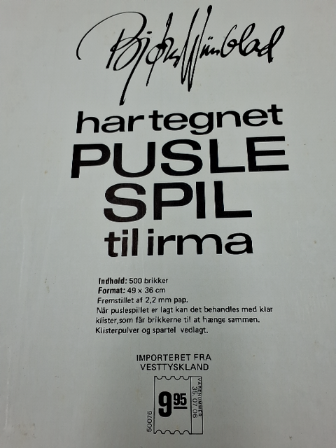 Bjørn Wiinblad puslespil Forår