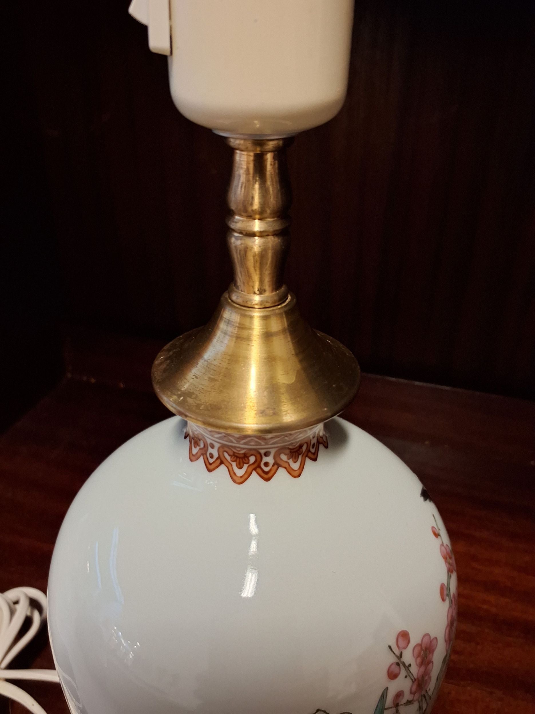 Bordlamper i porcelæn