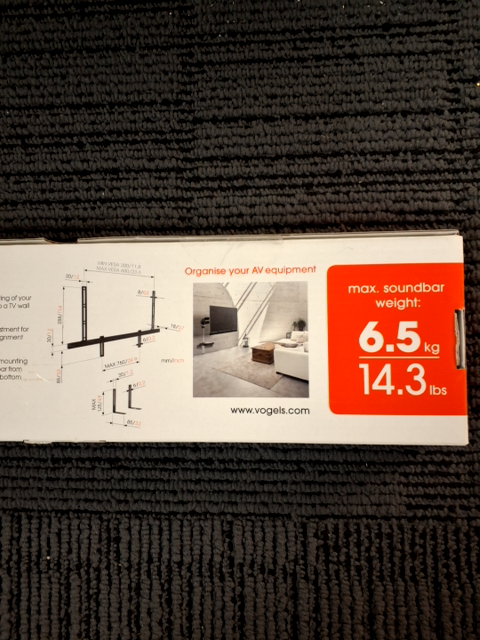 Vogel's sound arbejde mount