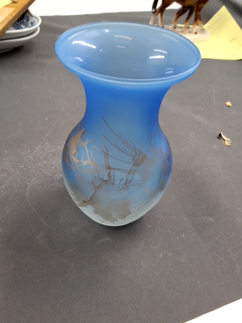 Blågrå vase