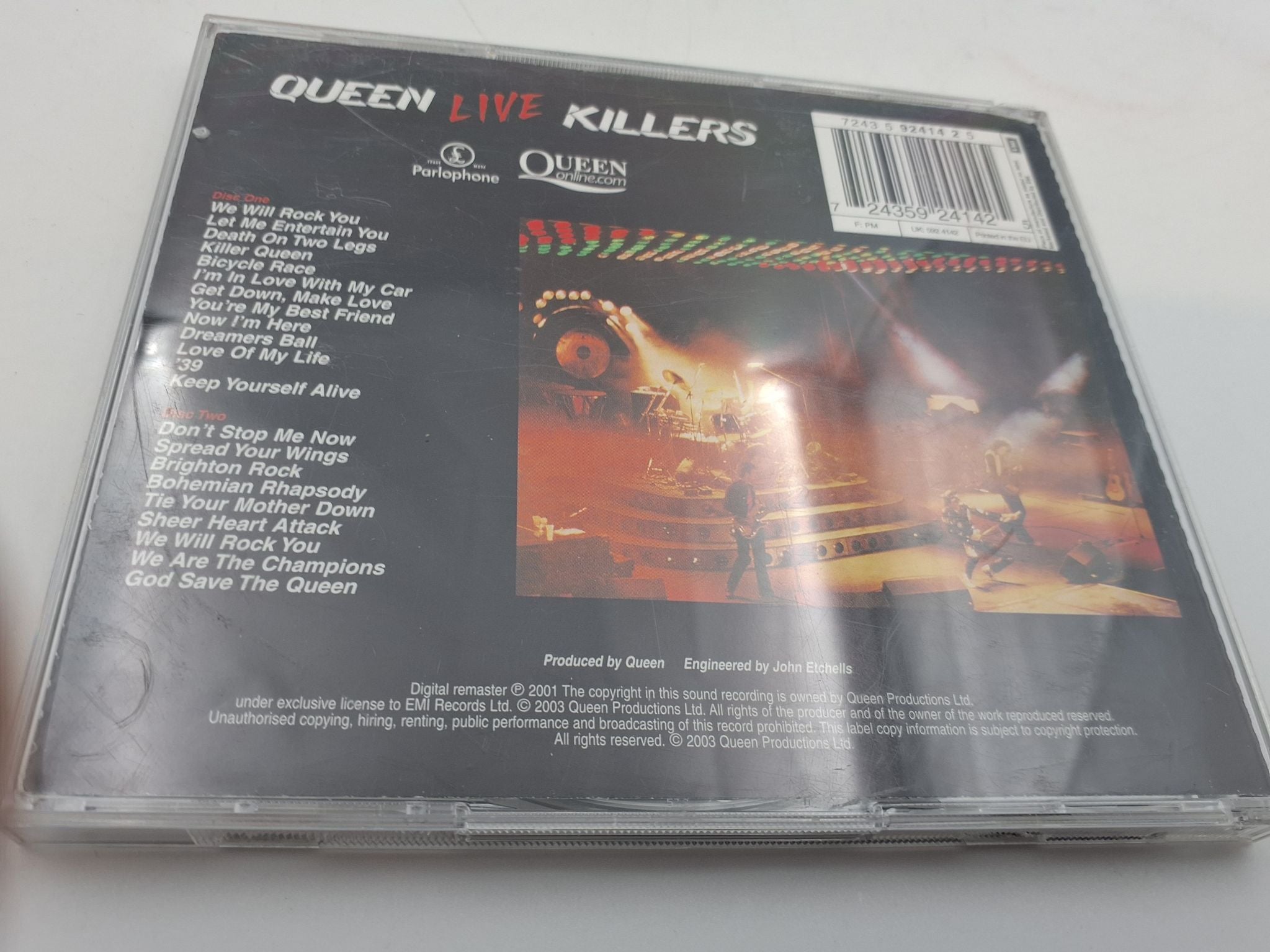 2 CD Queen Live Killers