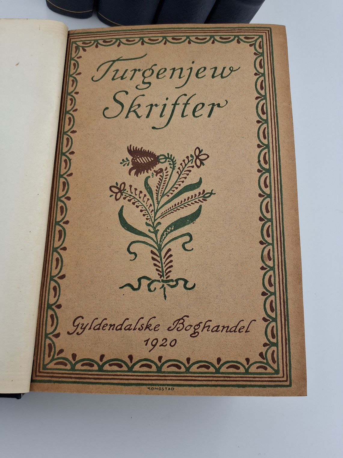Bog: Turgenjew Skrifter