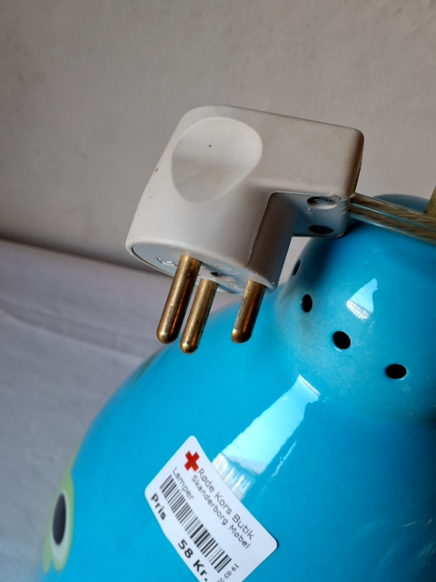Loftlampe med frøer