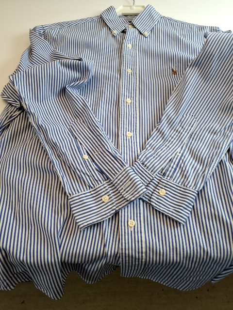 Polo Ralph Lauren Skjorte i blå og hvid stribet