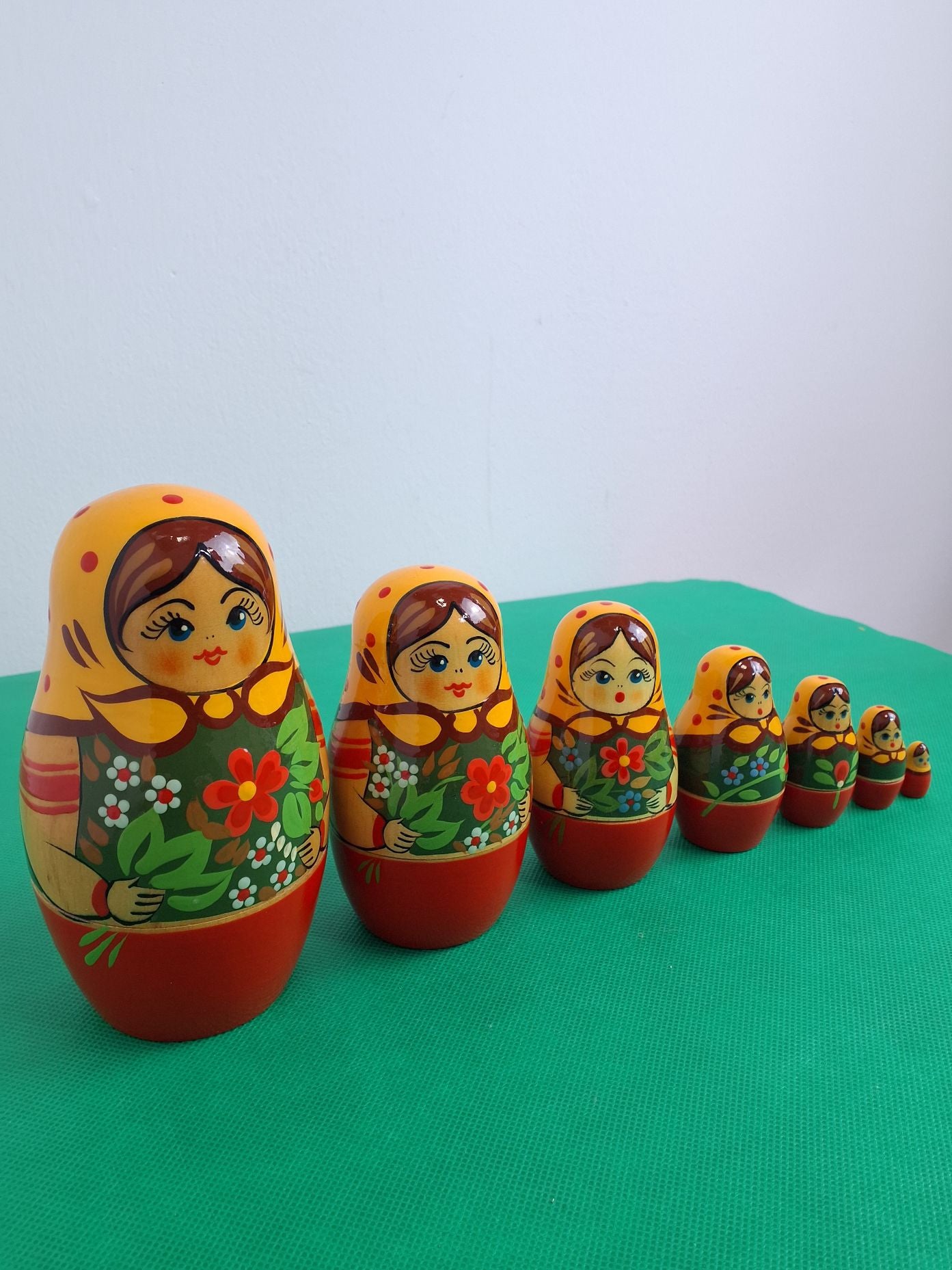 Traditionel Babushka 6 dukker