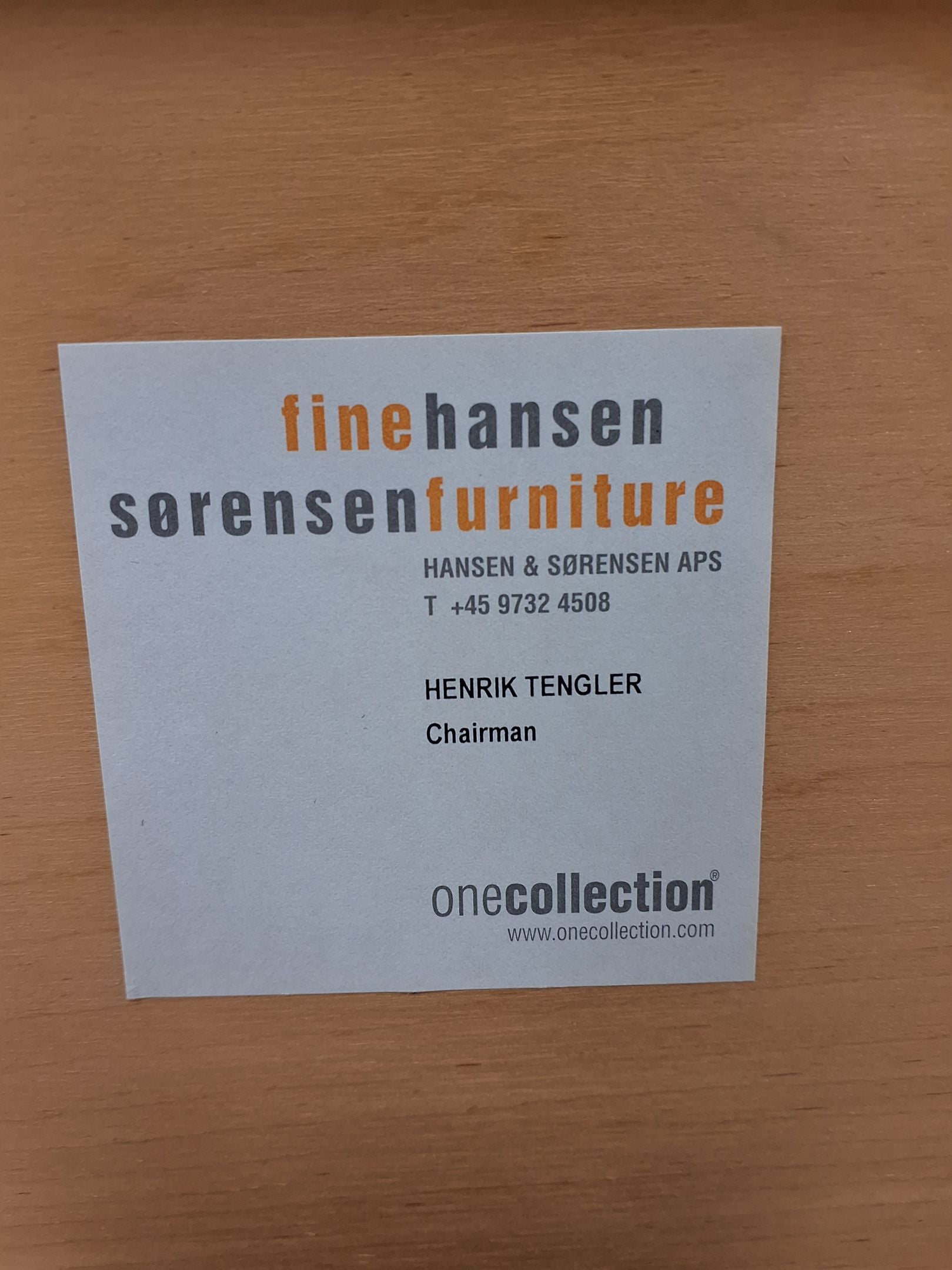 2 stk blå Hansen & Sørensen Chairman stole