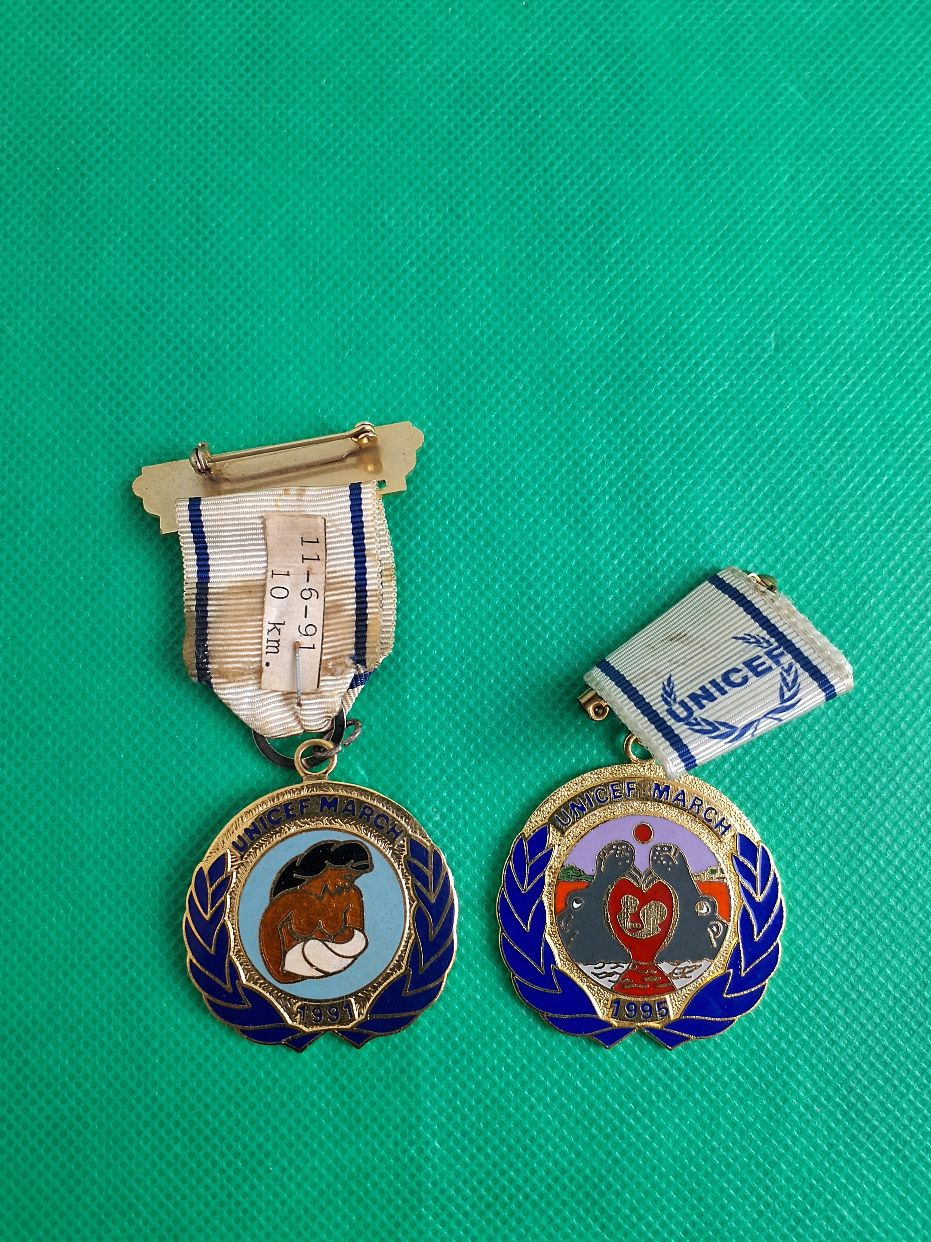 8 stk Marchmedaljer