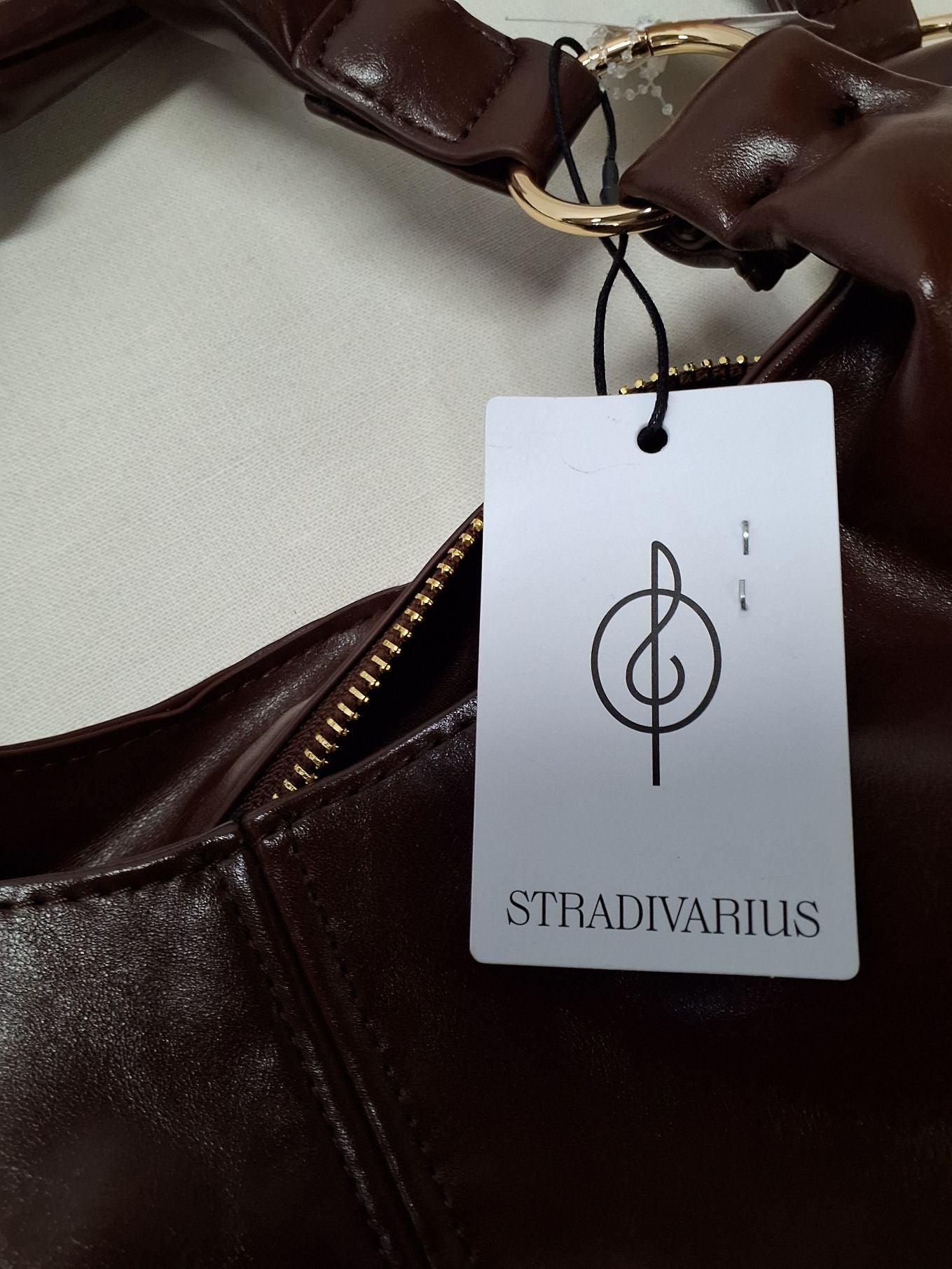 Stradivarius Taske brun