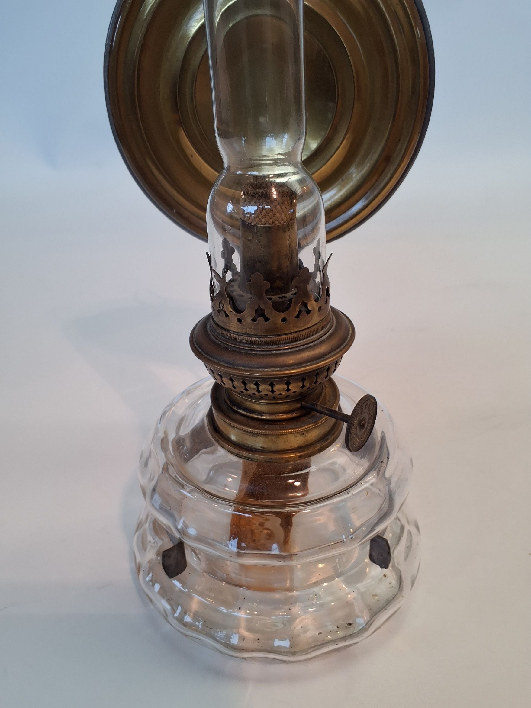 Petrolumslampe klar glas