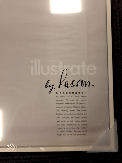 By lassen illustrate ramme