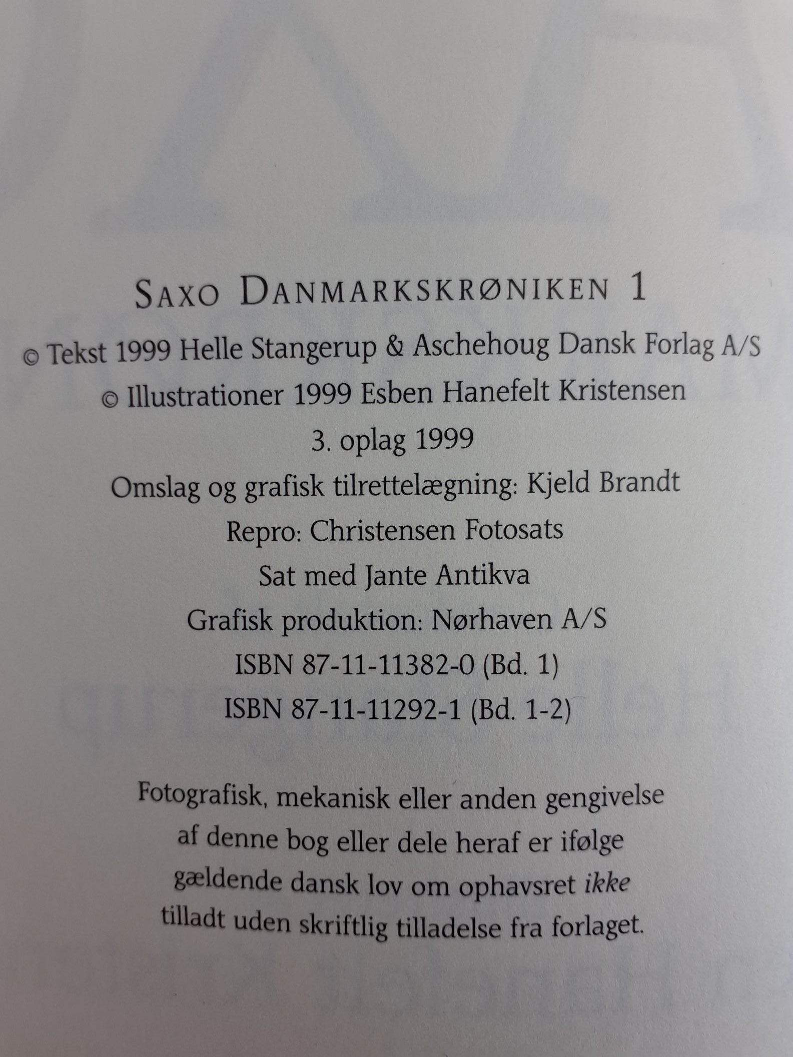 Bøger: Saxo Danmarkskrøniken