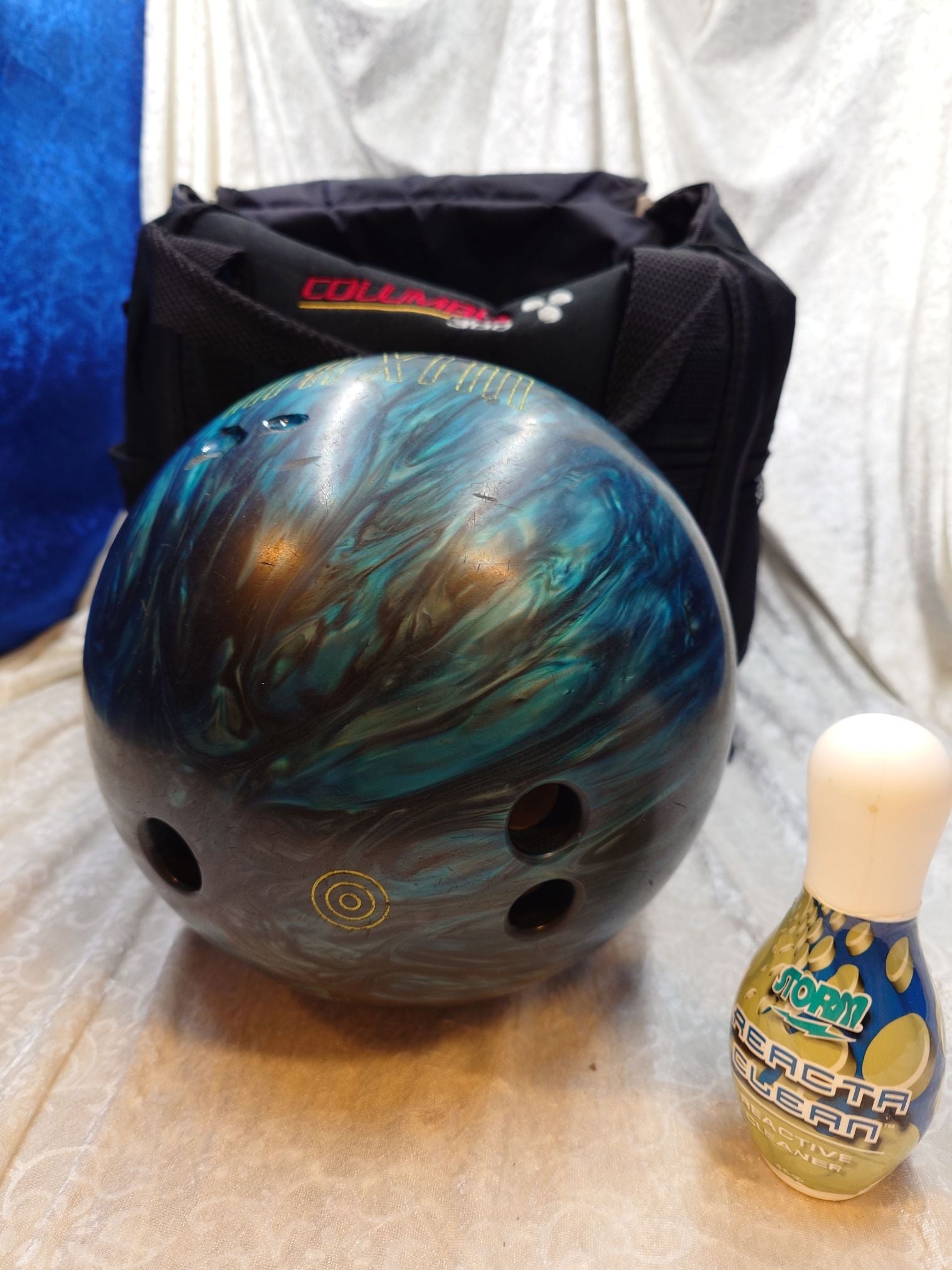 Bowling kugle med bæretaske