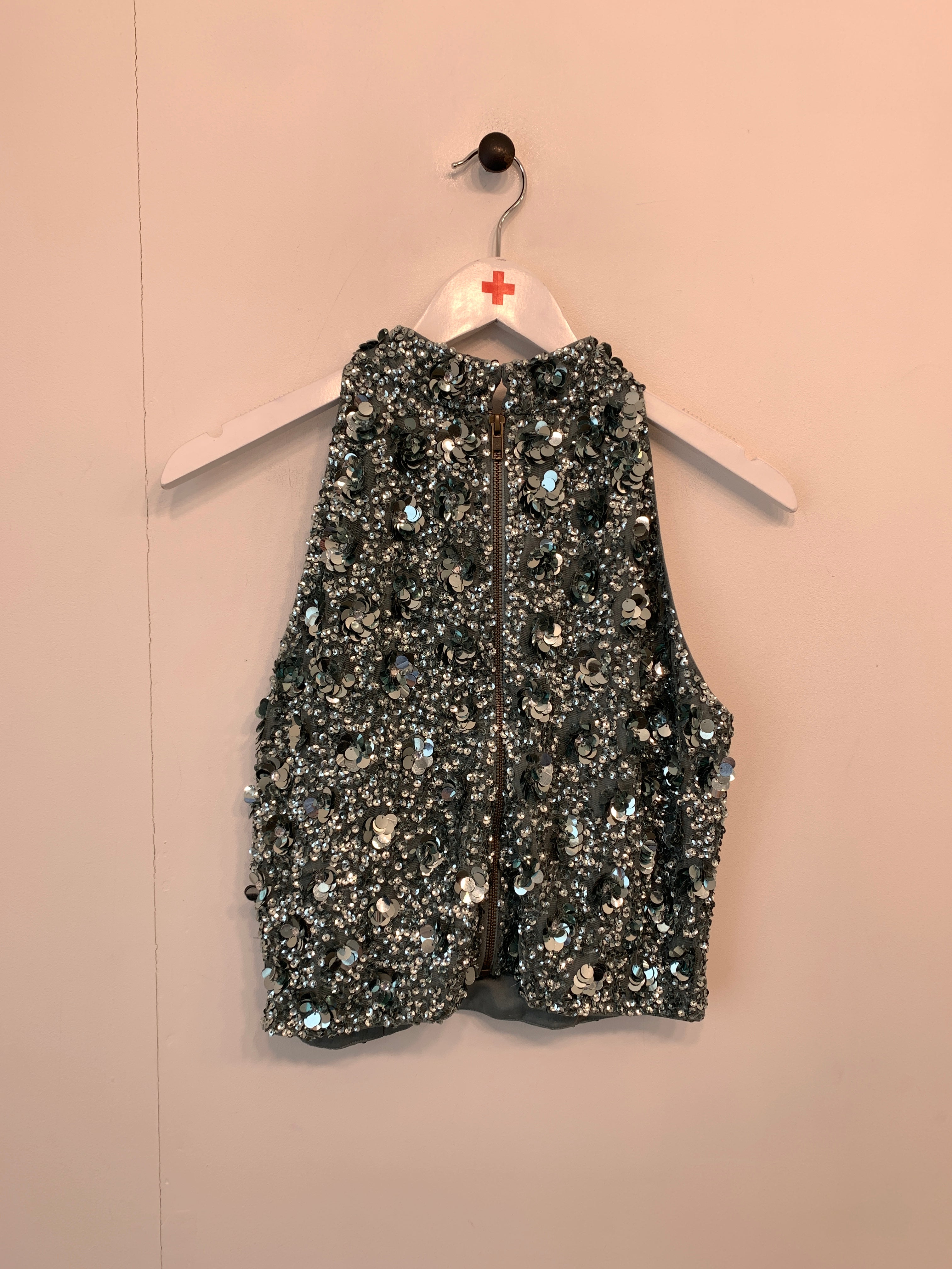 Lace & Beads Top