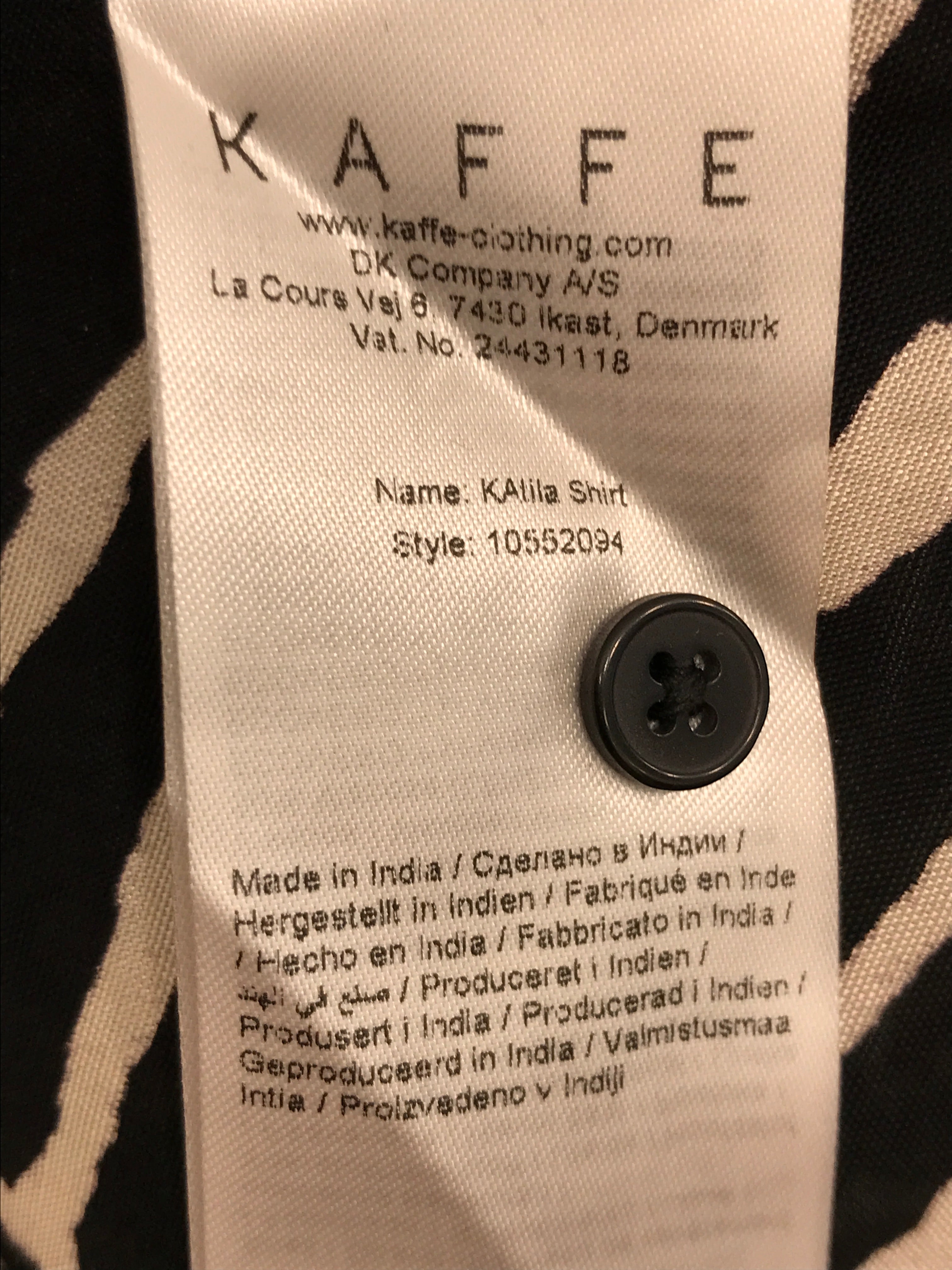 Kaffe Skjorte