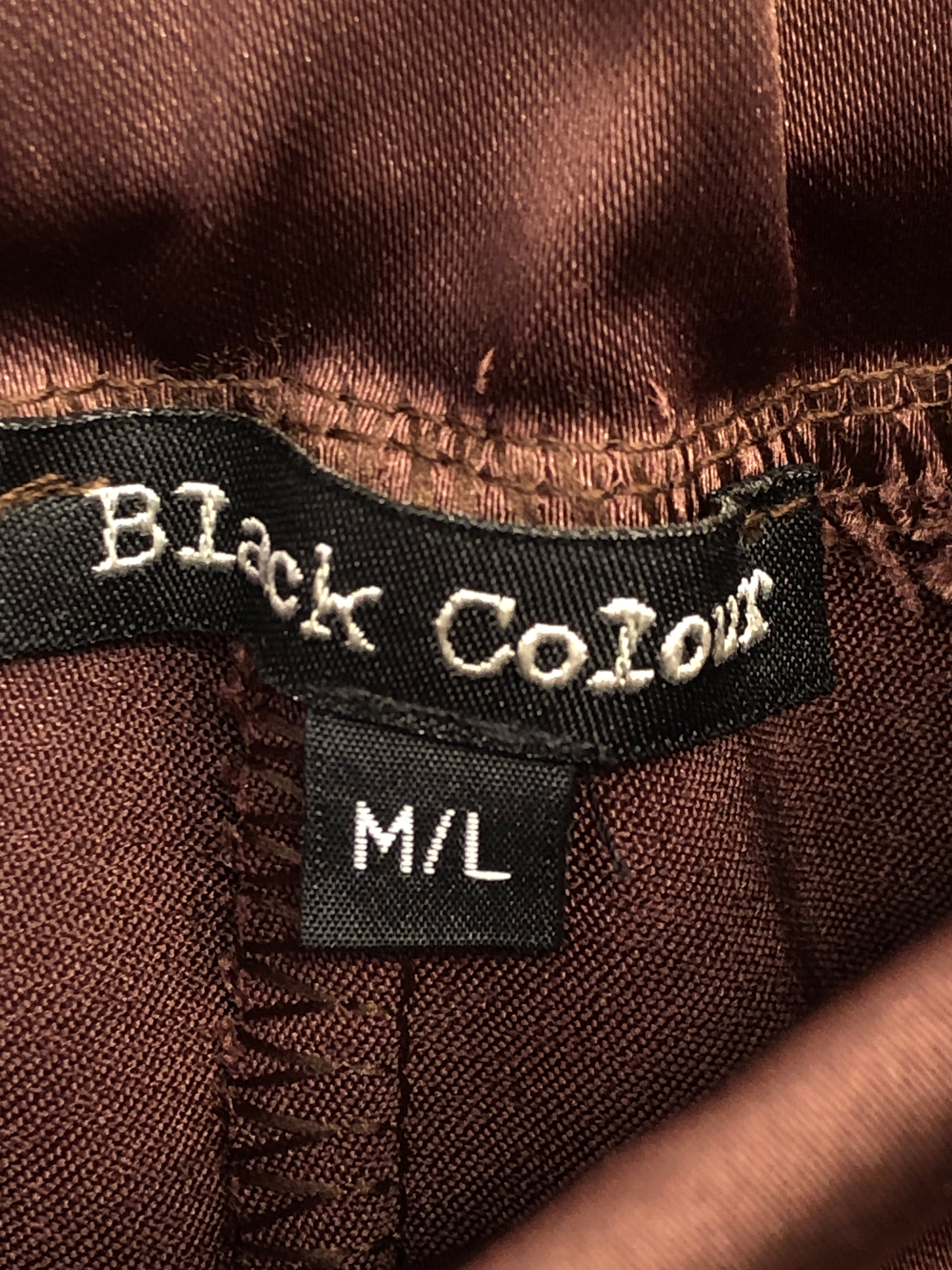 Black Colour Bukser