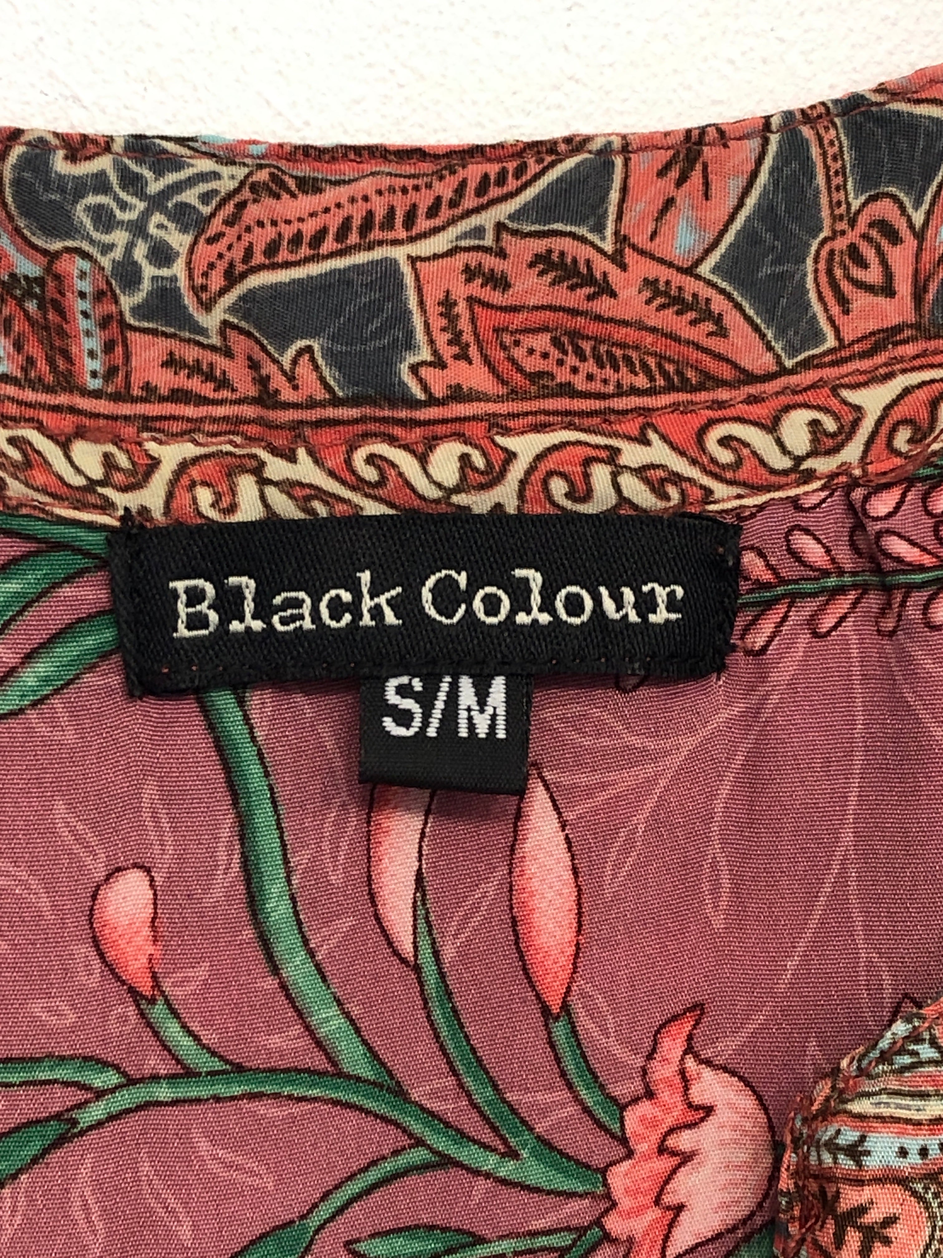 Black Colour Kjole