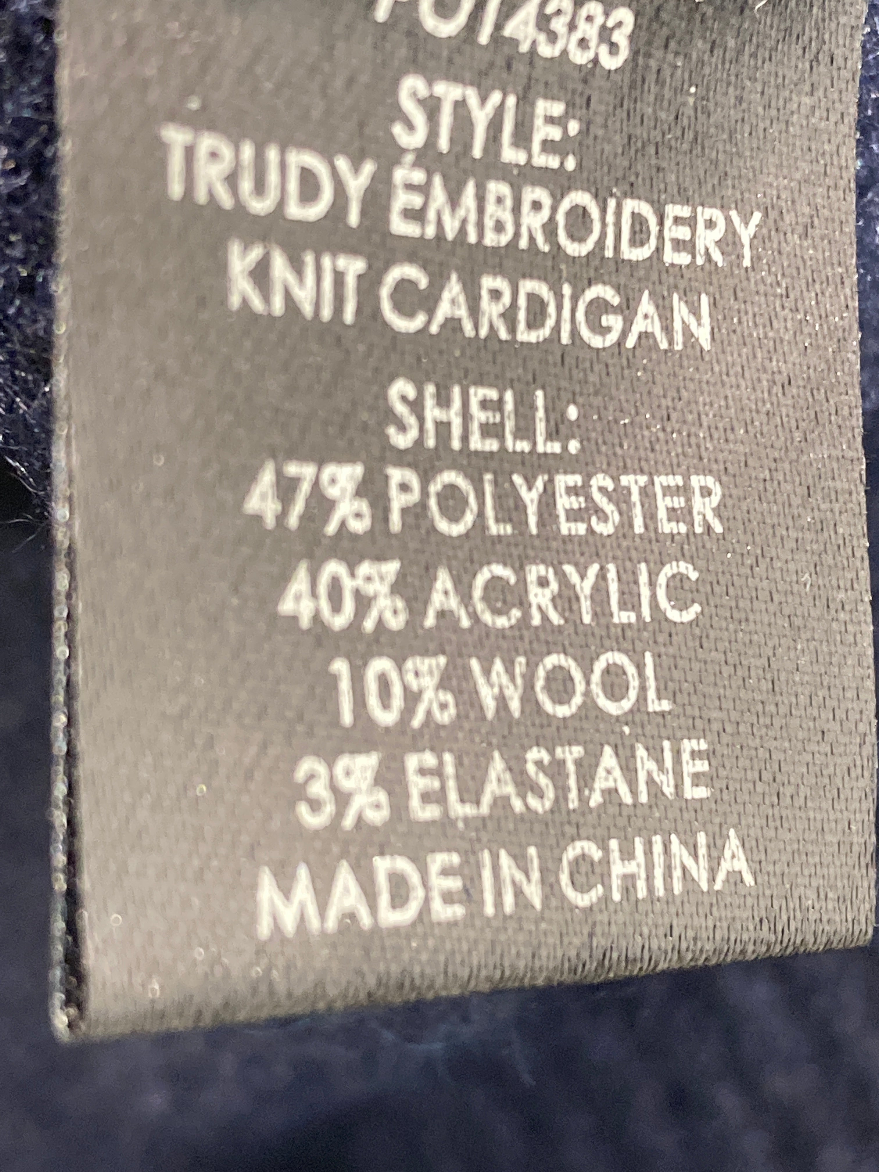 Neo Noir Cardigan