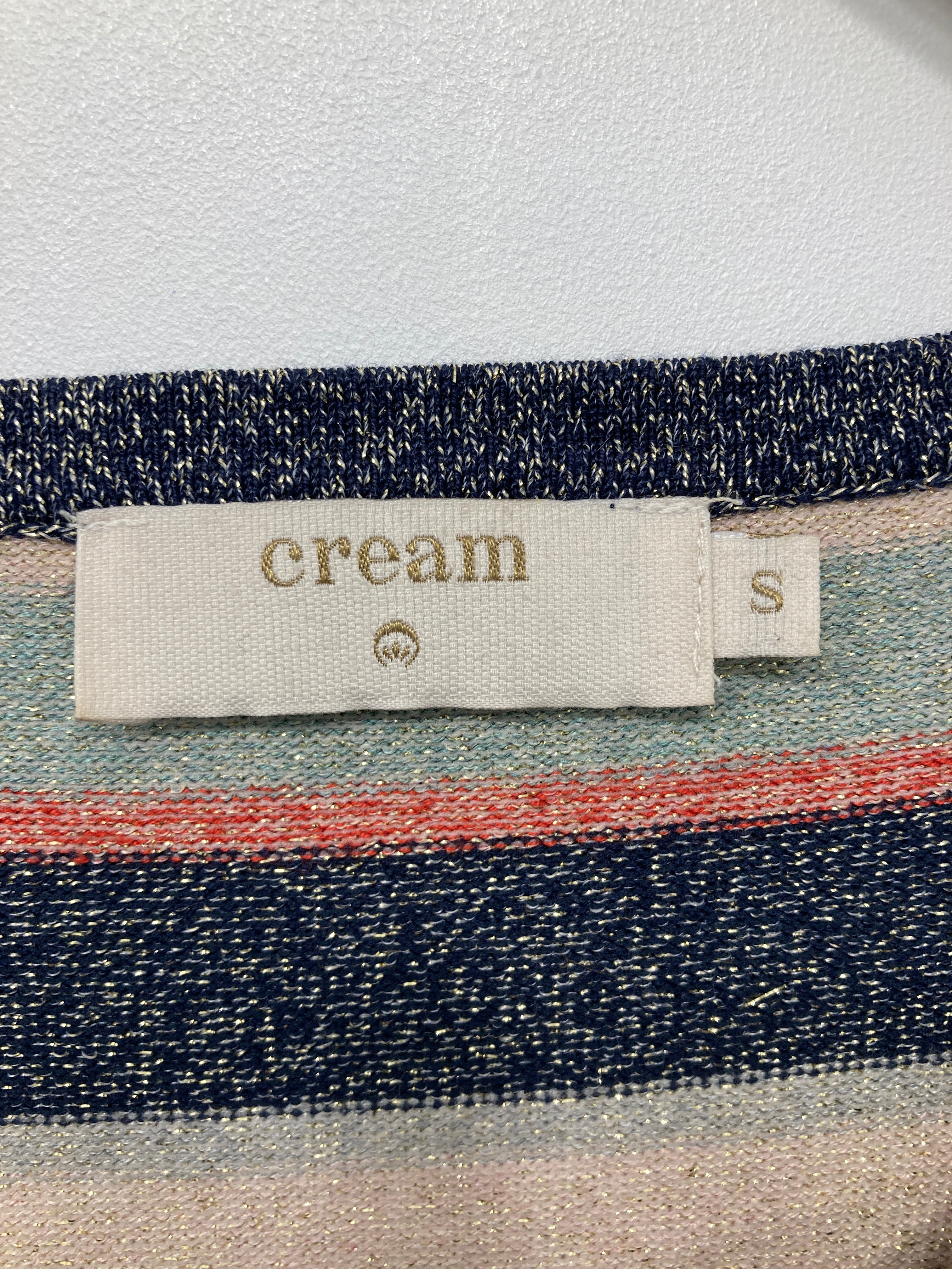 Cream Strik Bluse