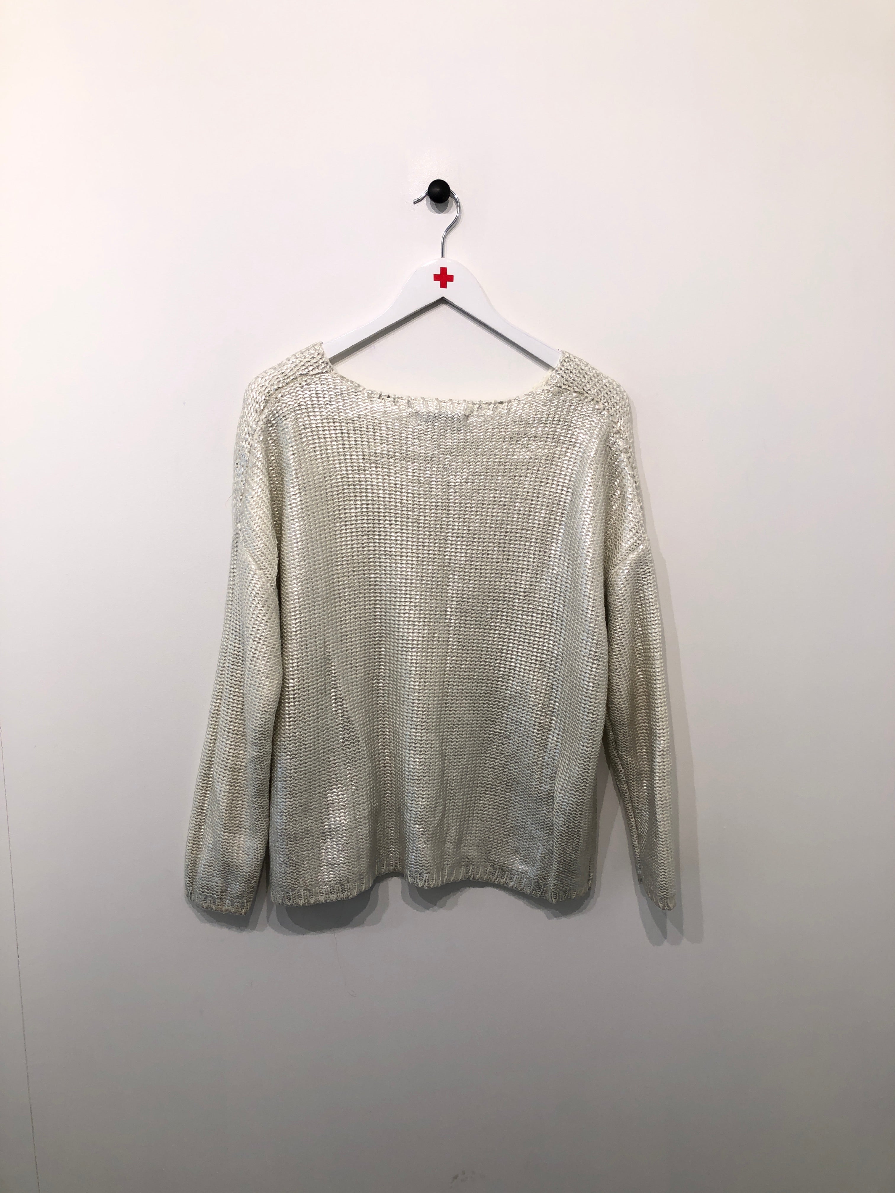 Mango Strikbluse