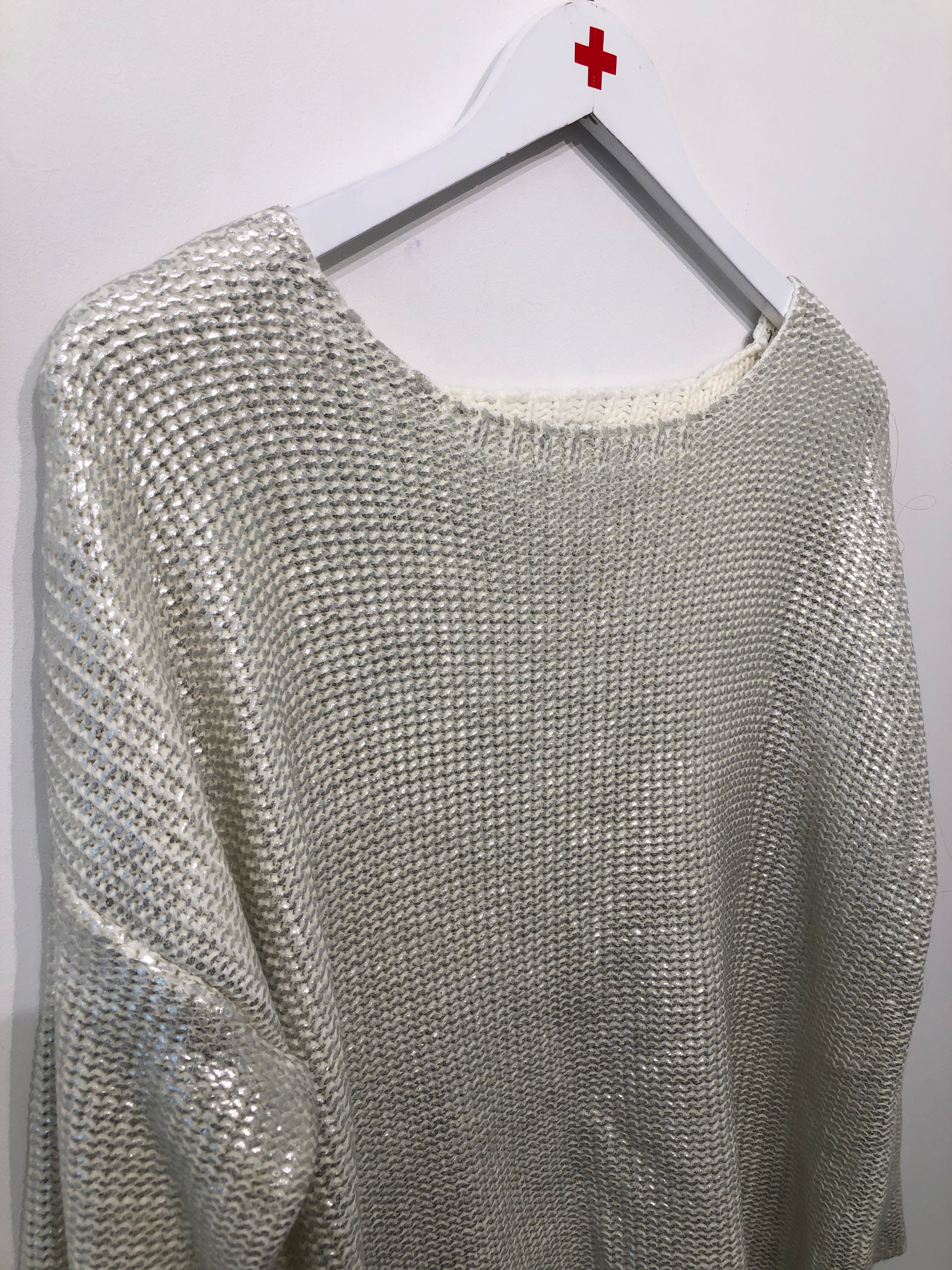 Mango Strikbluse