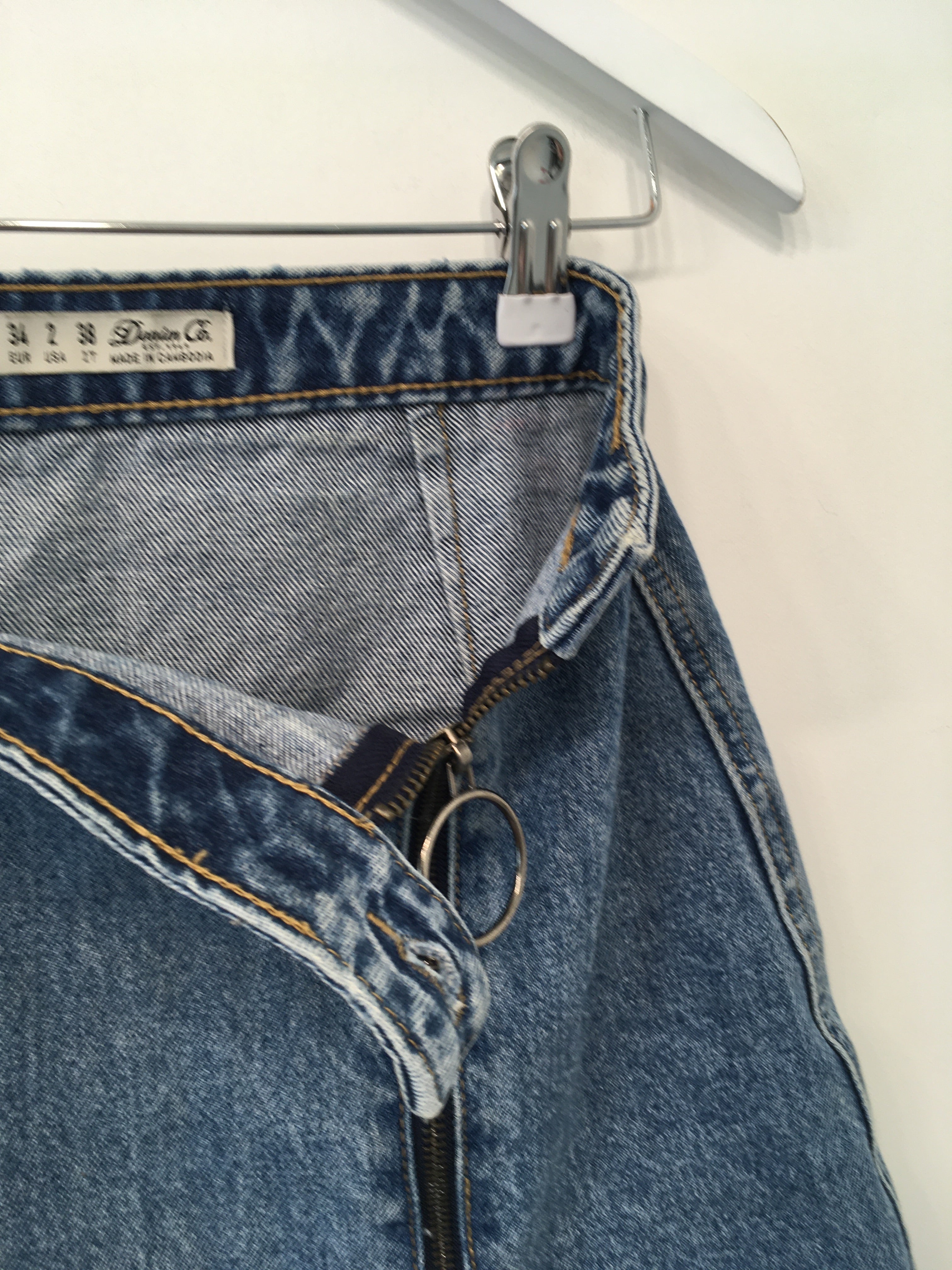 Denim & Co Nederdel