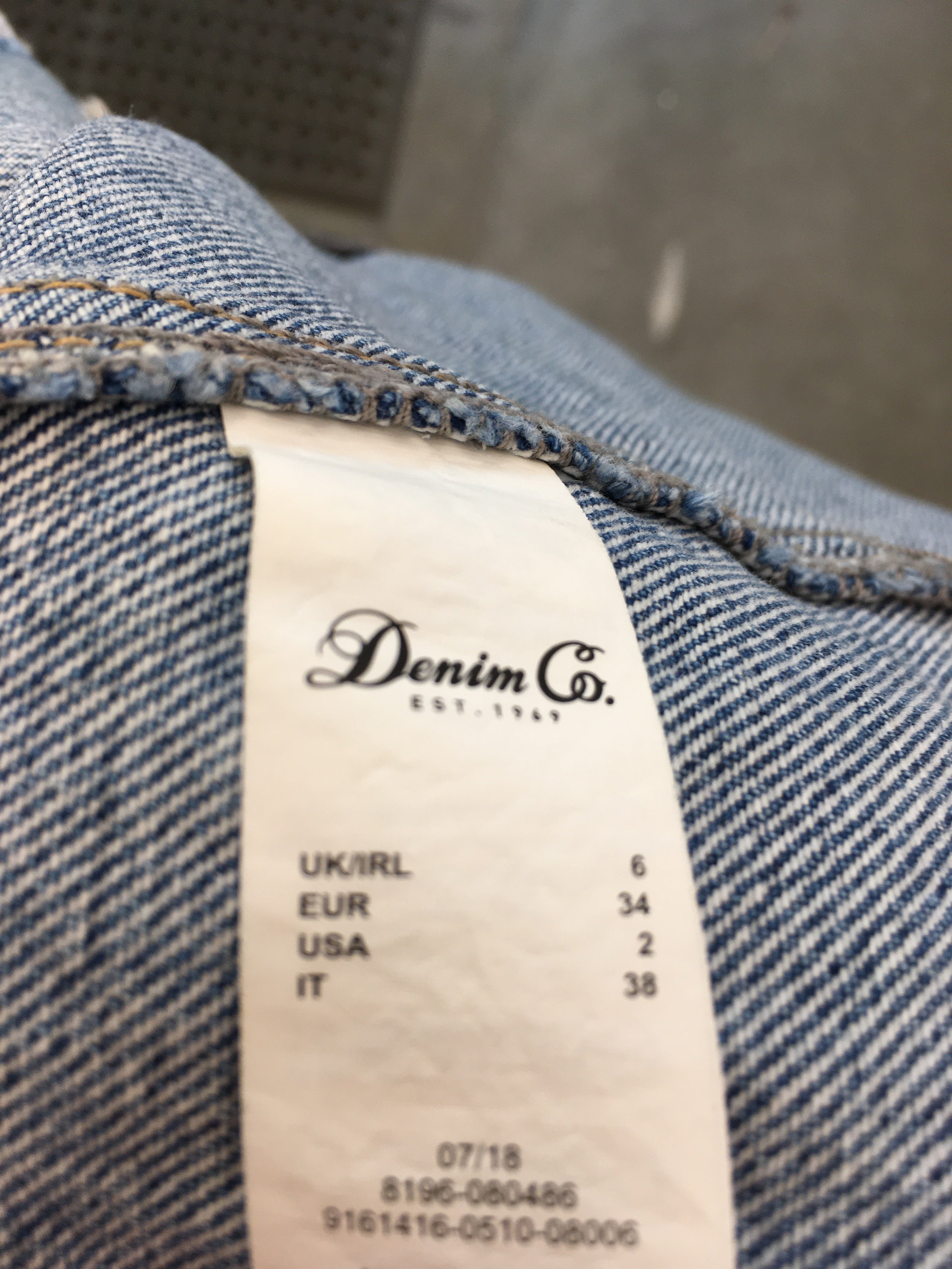 Denim & Co Nederdel