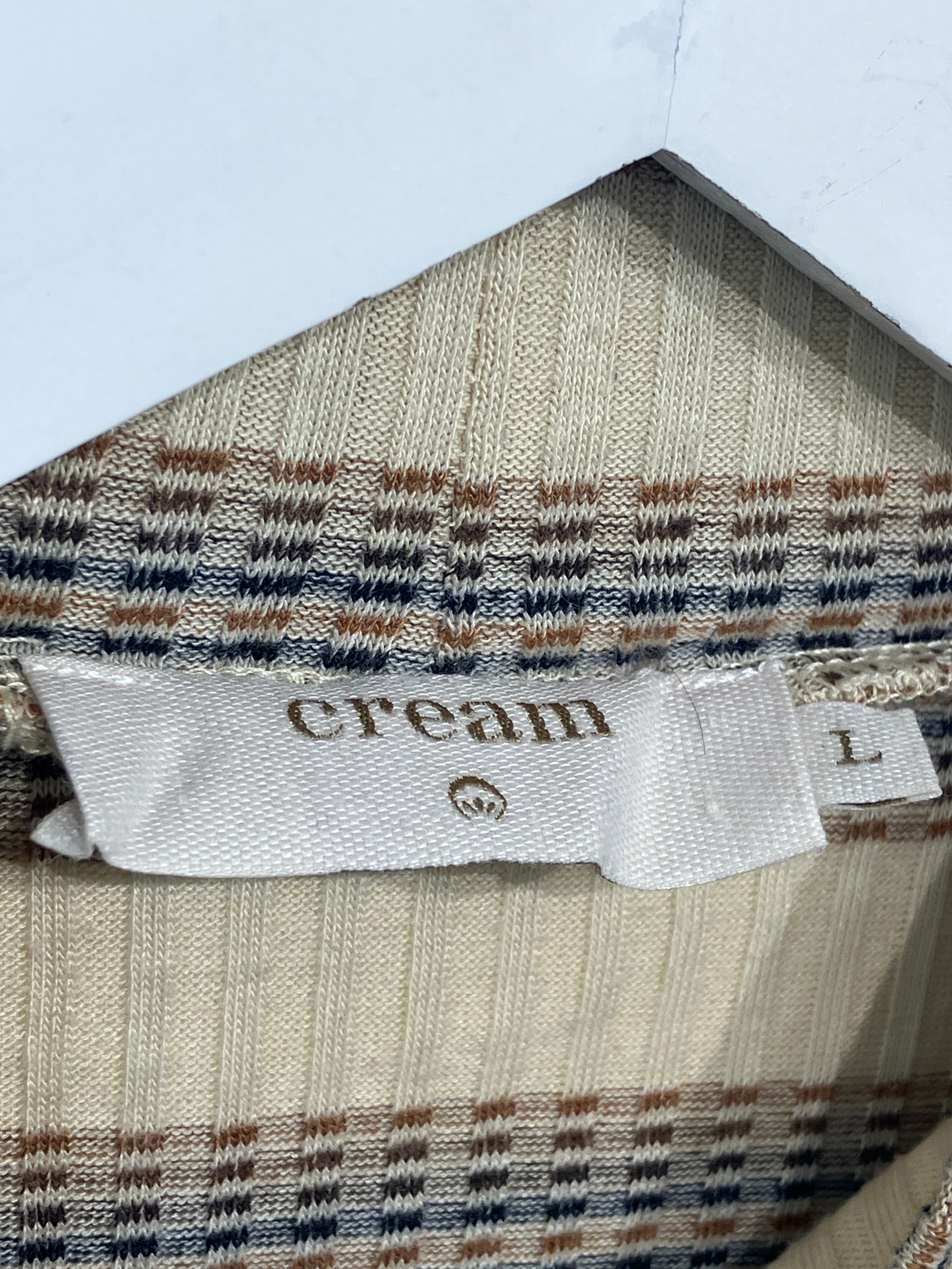 Cream Bluse