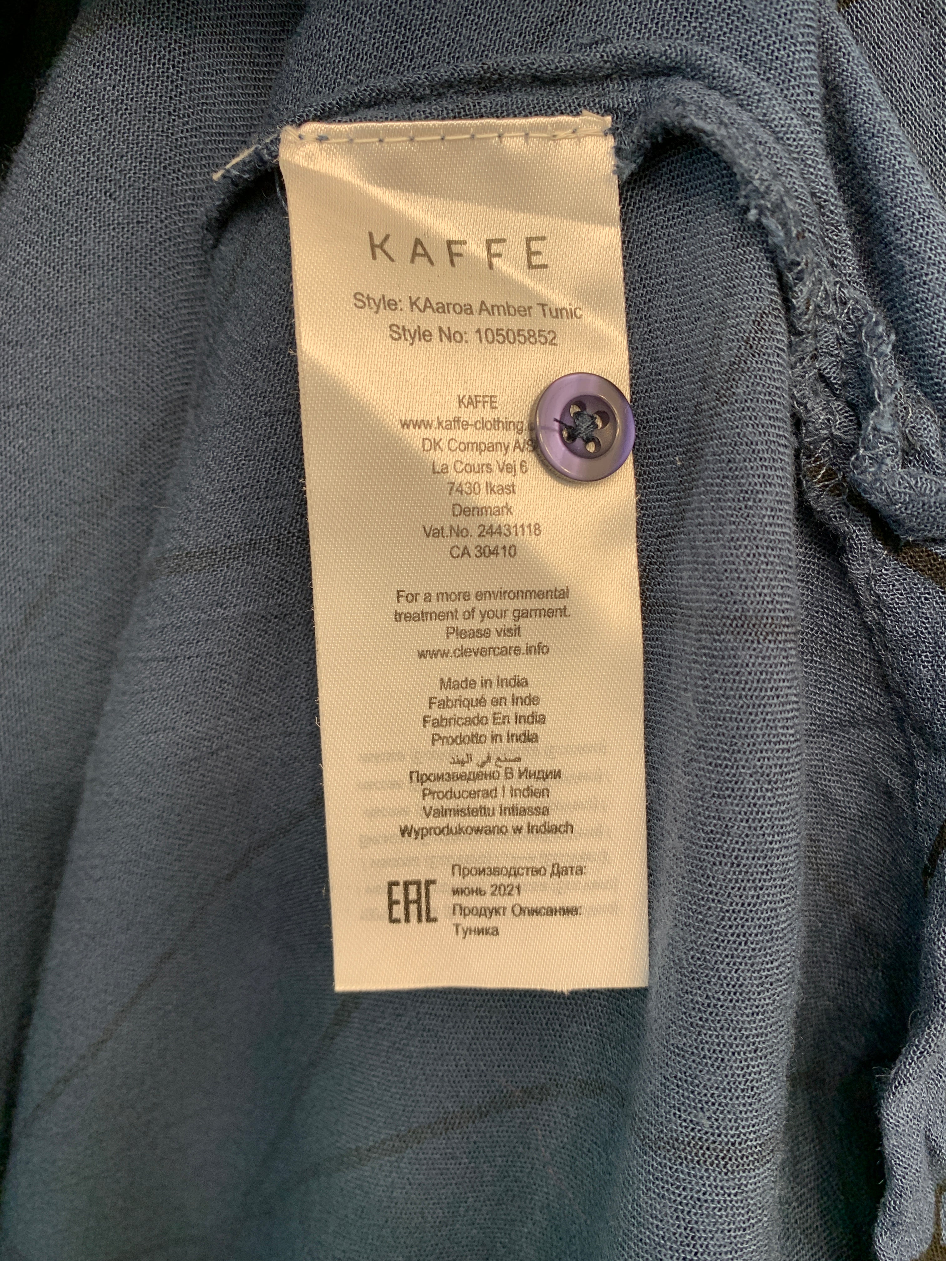 Kaffe Kjole