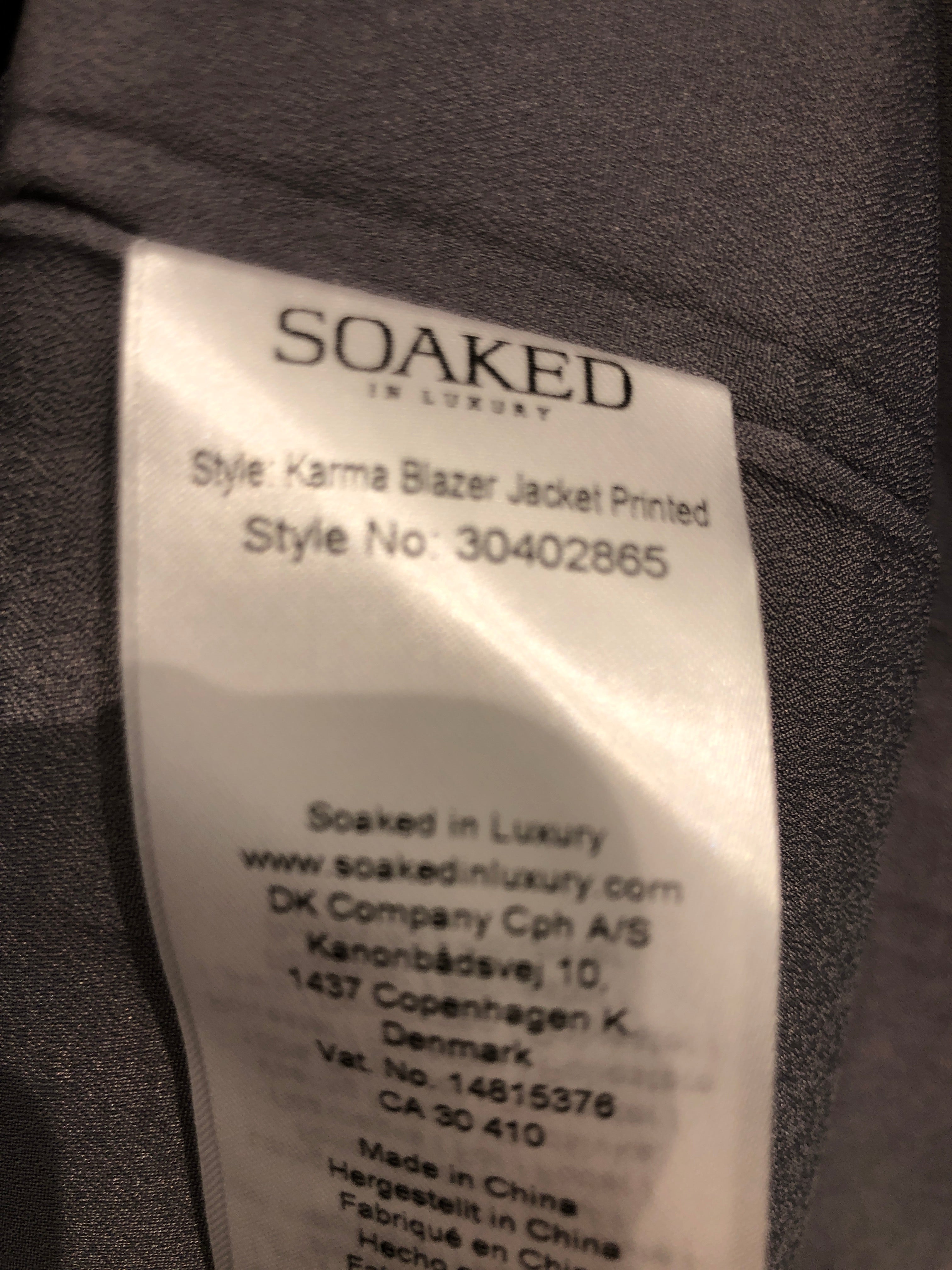 Soaked in Luxury Blazer