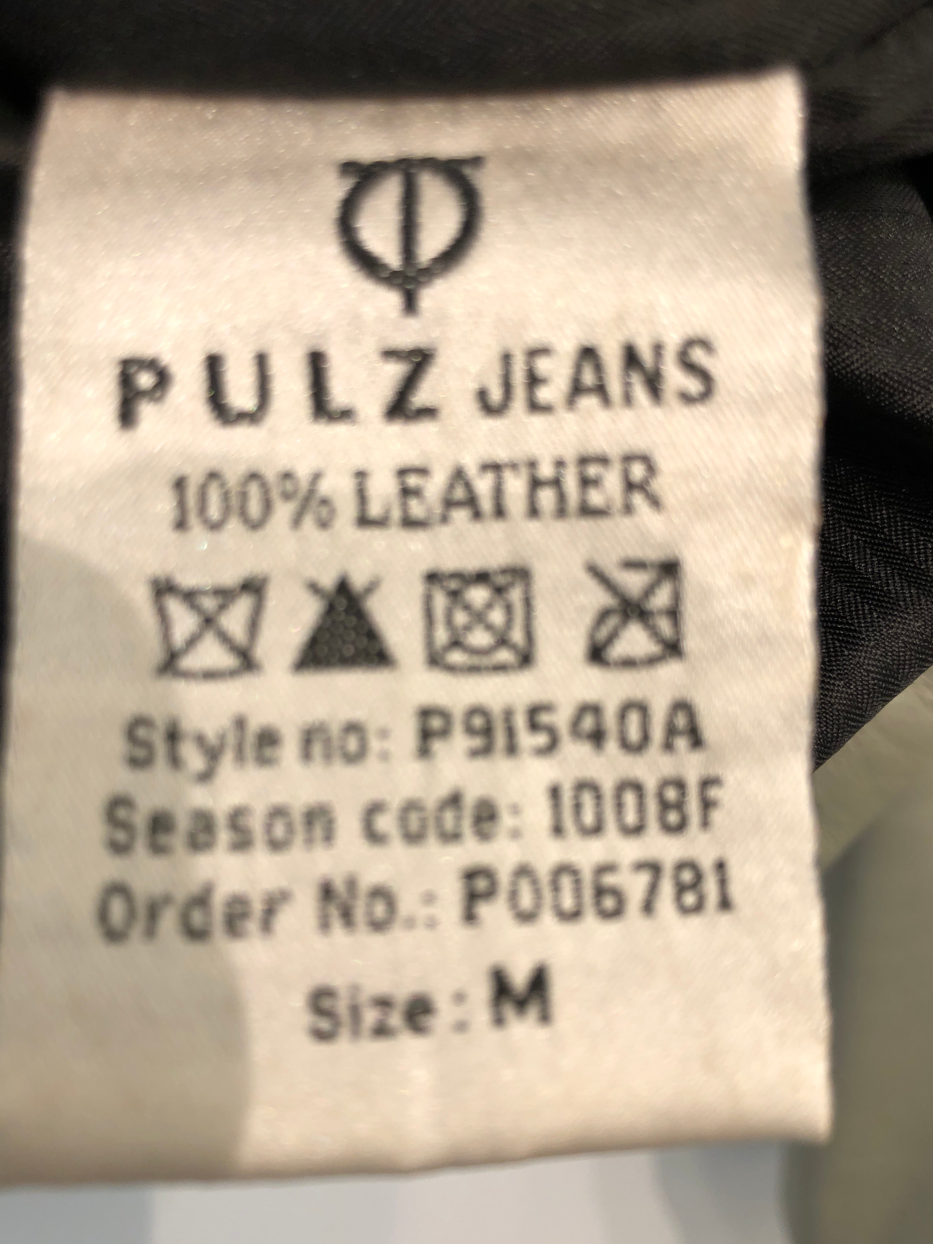Pulz Jeans Læderjakke