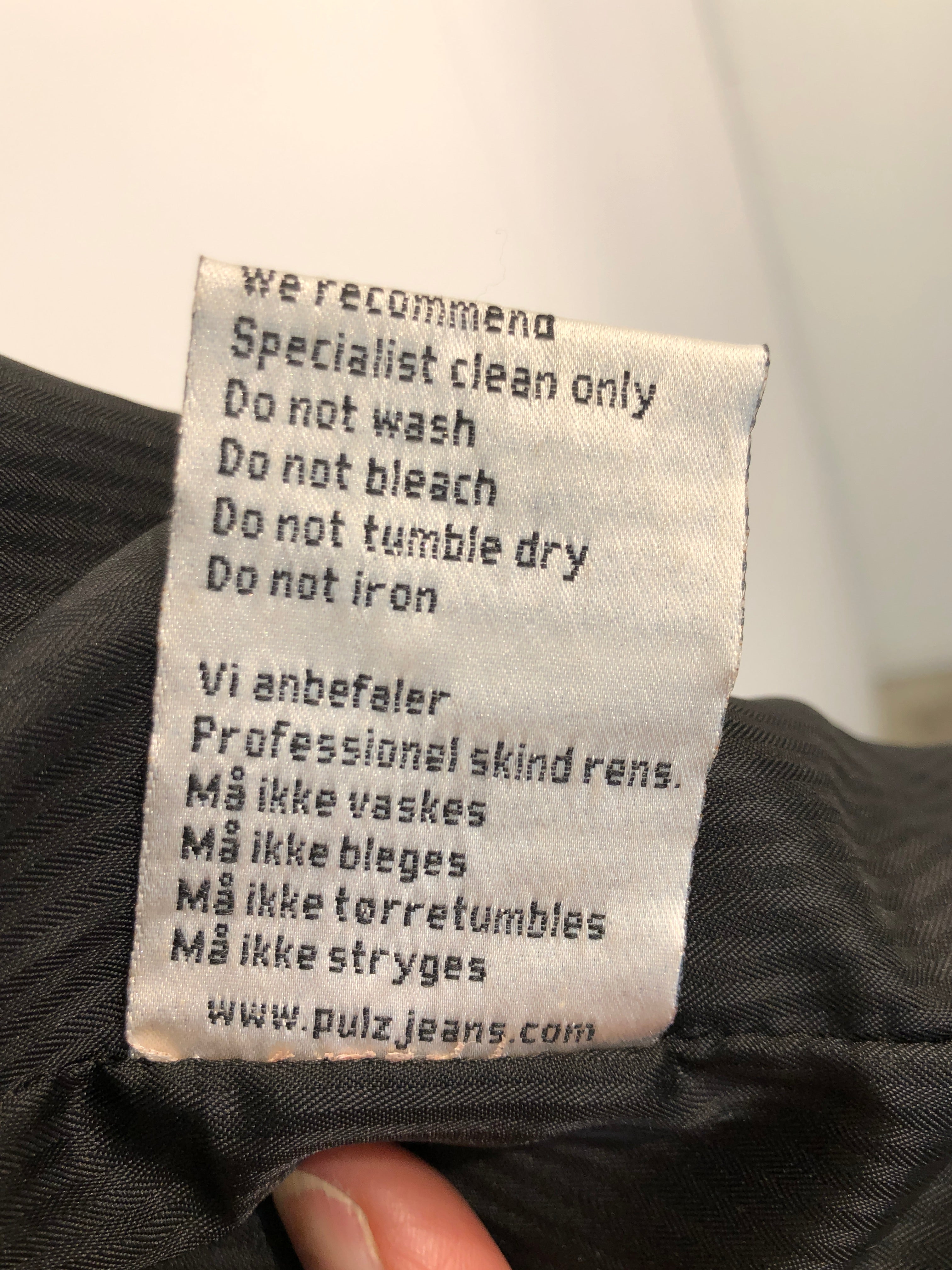 Pulz Jeans Læderjakke