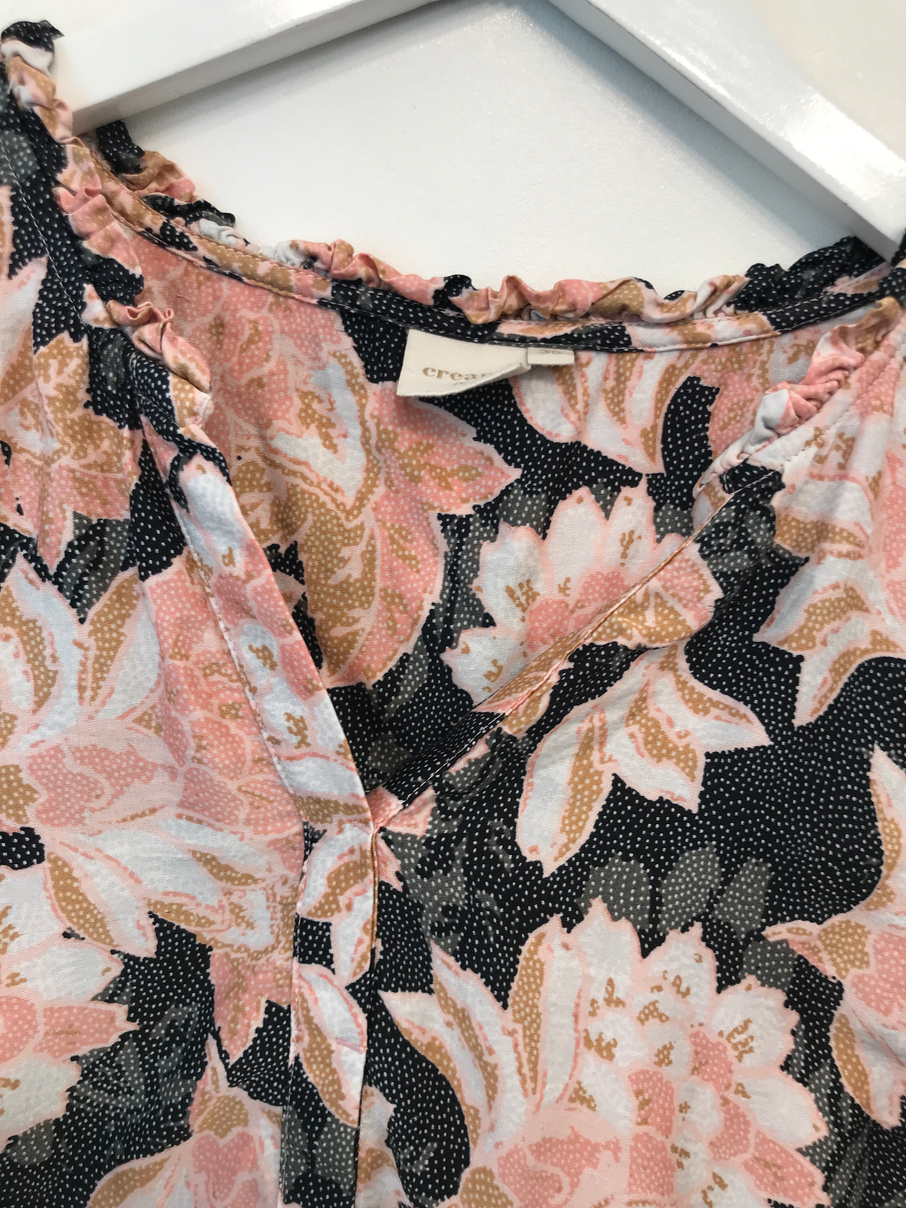 Cream Bluse