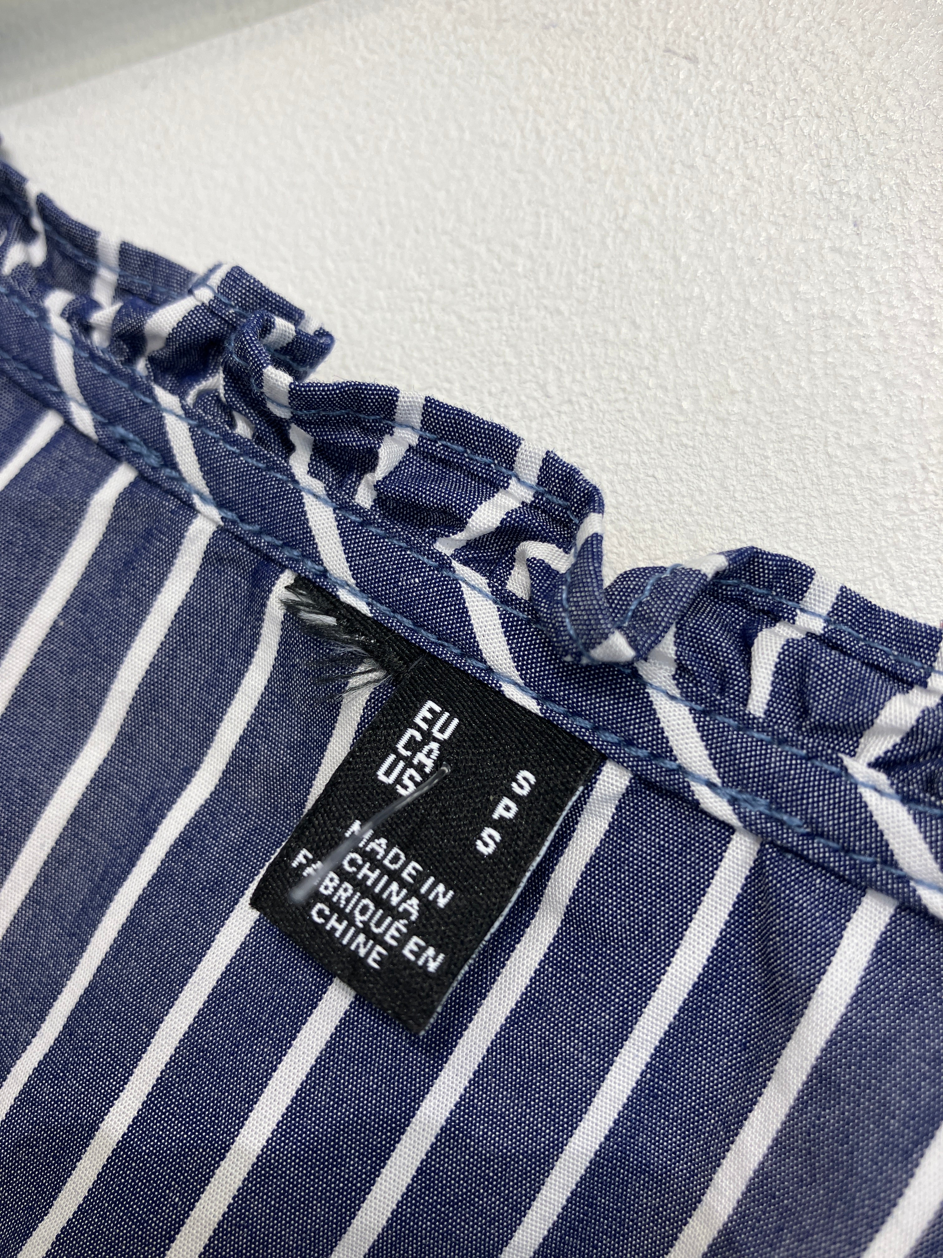 Stribet Bluse