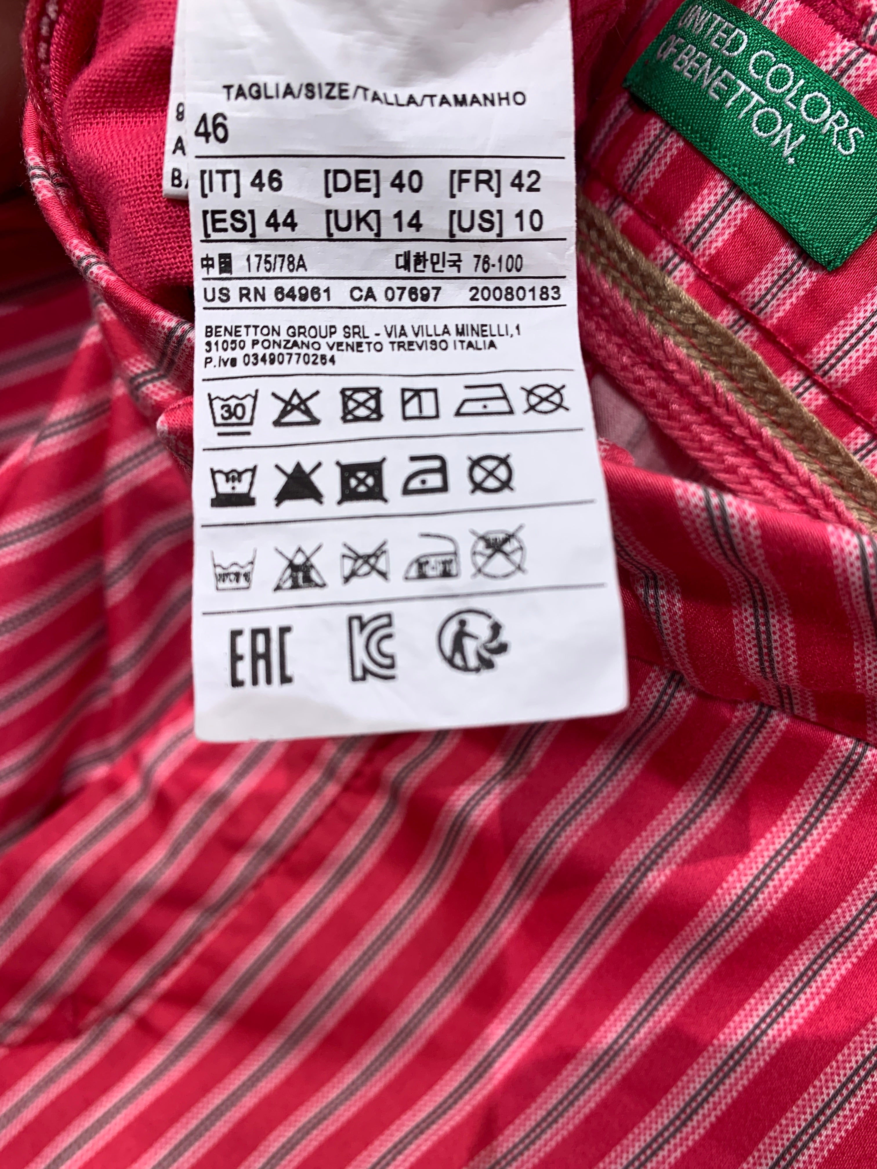 Benetton Bukser