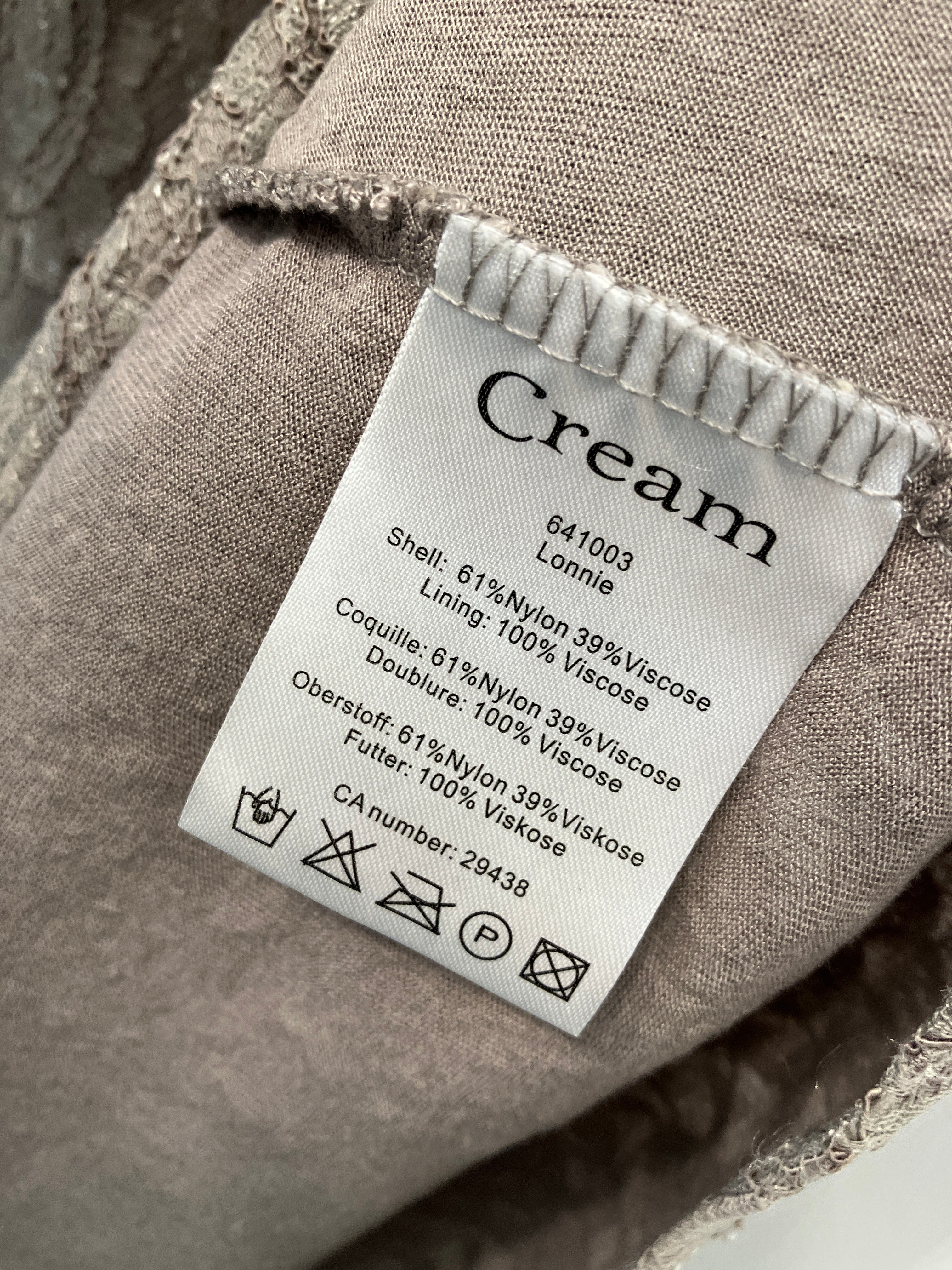 Cream Kjole