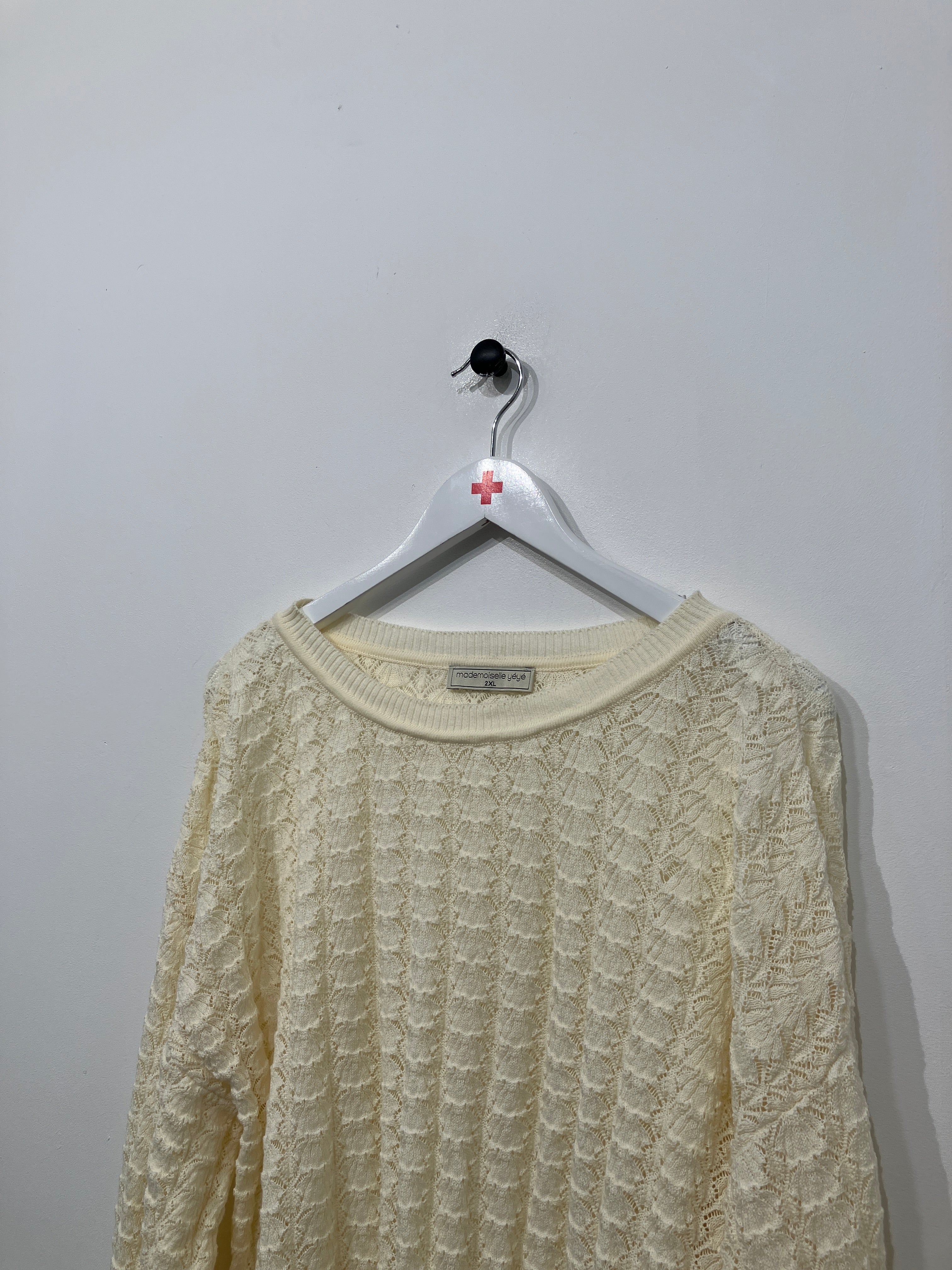 Mademoiselle Yeye Strik Bluse