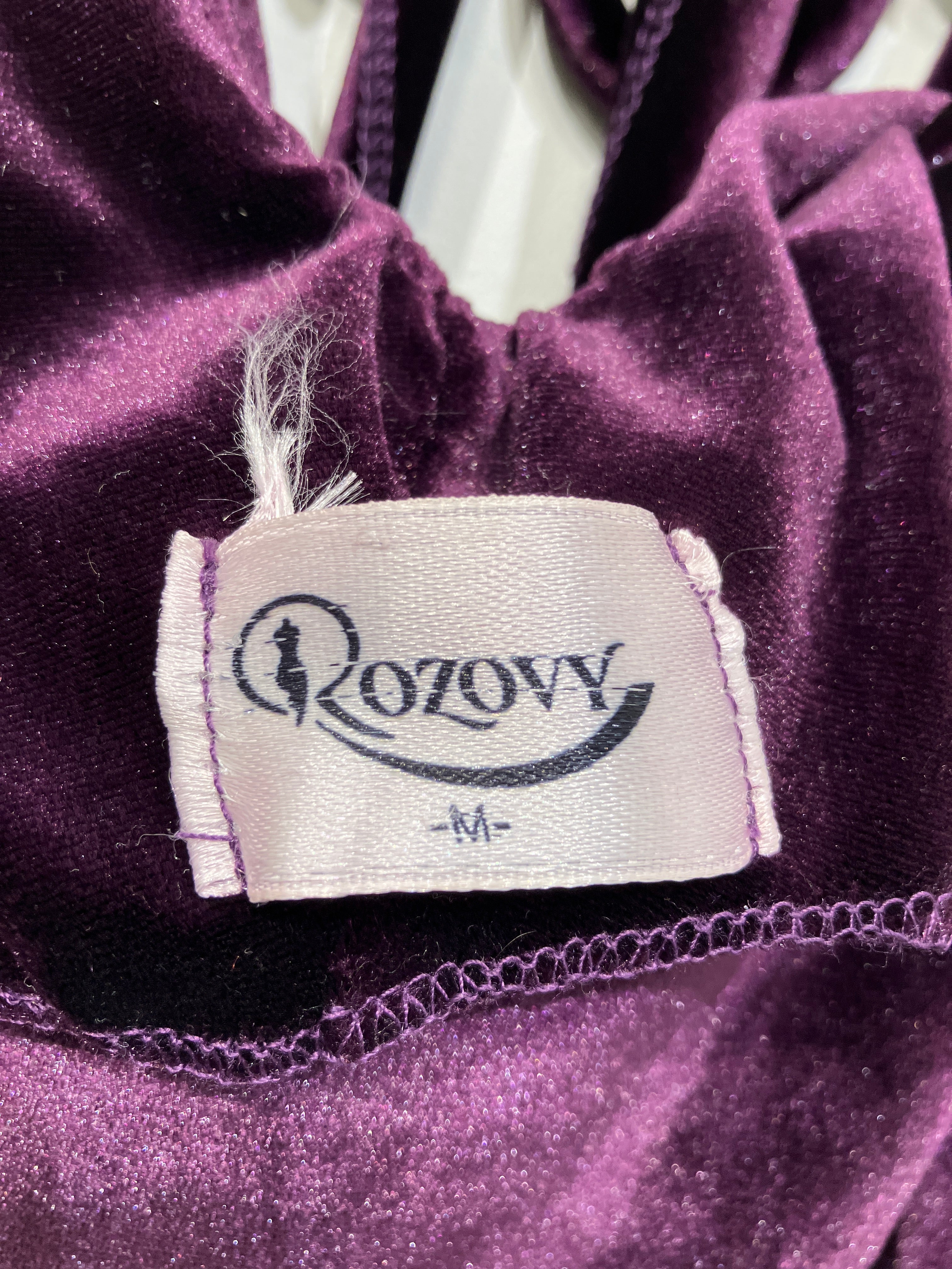 Rozovy Velour Kjole