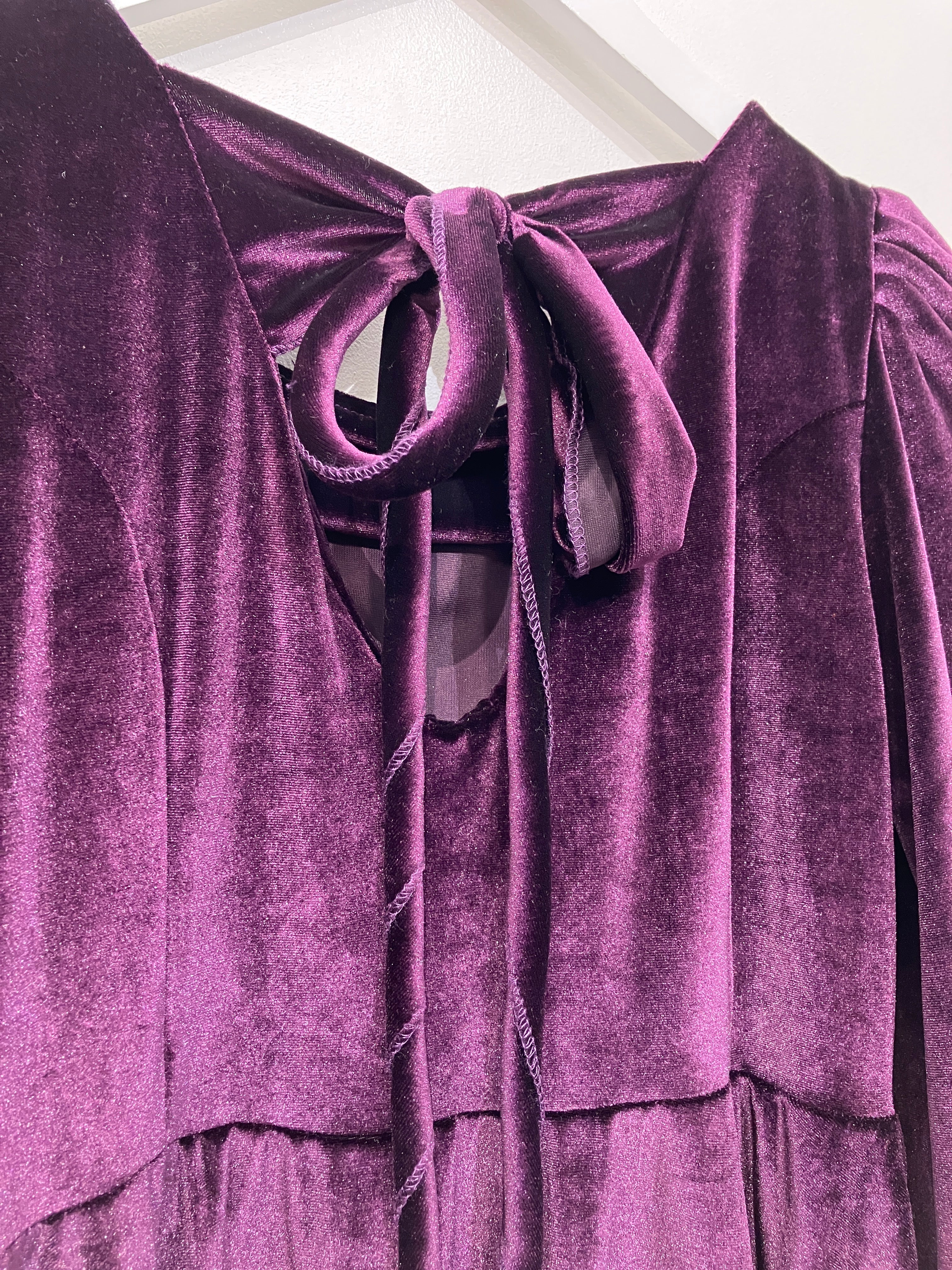 Rozovy Velour Kjole